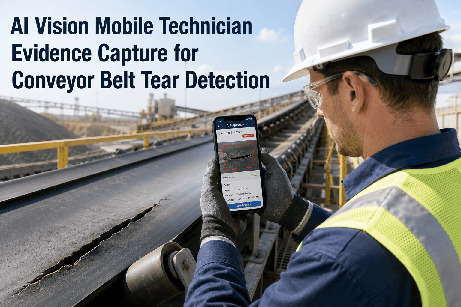 ai-vision-mobile-technician-evidence-capture-for-conveyor-belt-tear-detection