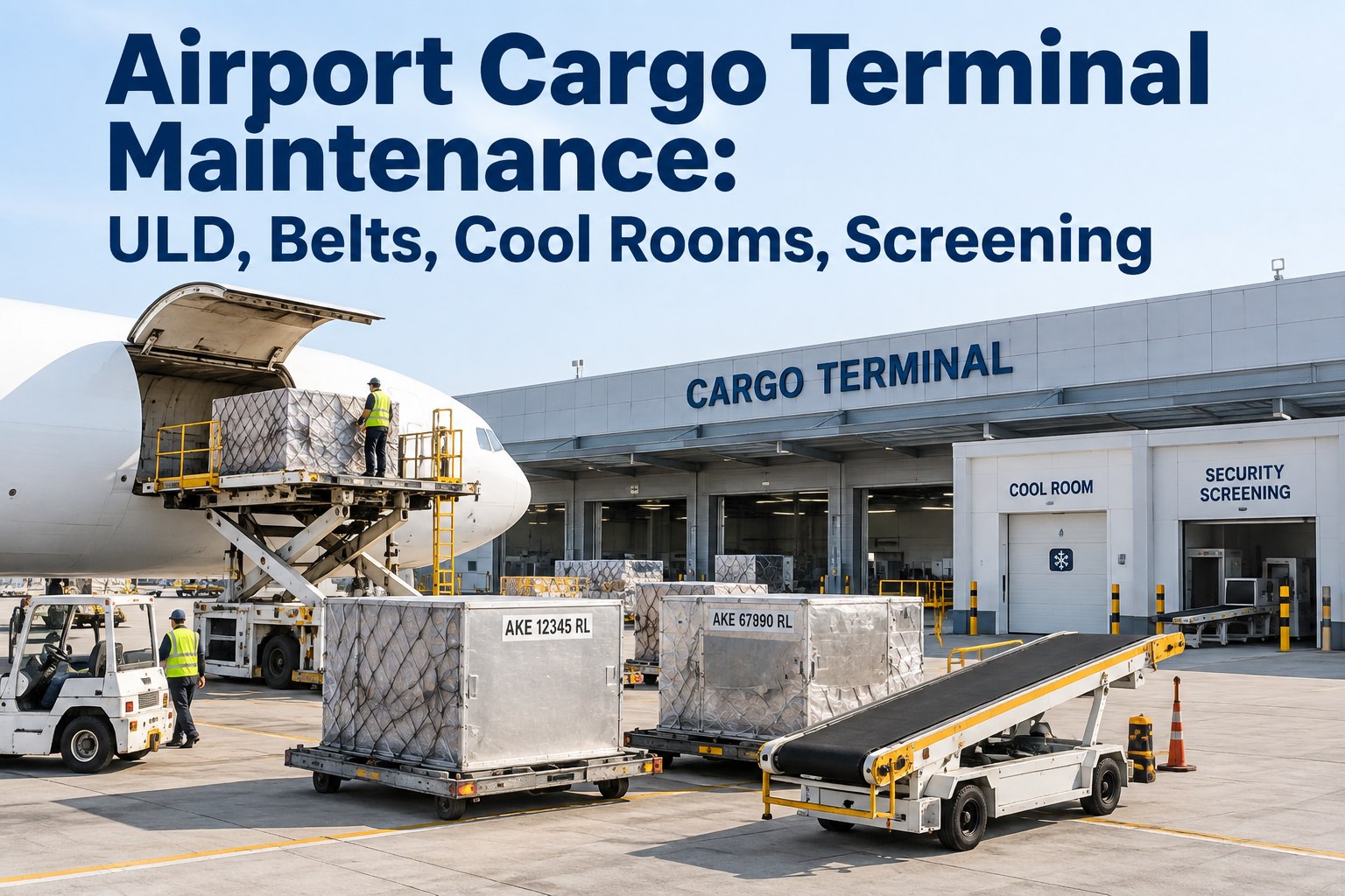 airport-cargo-terminal-maintenance-uld-belts-cool-rooms-screening