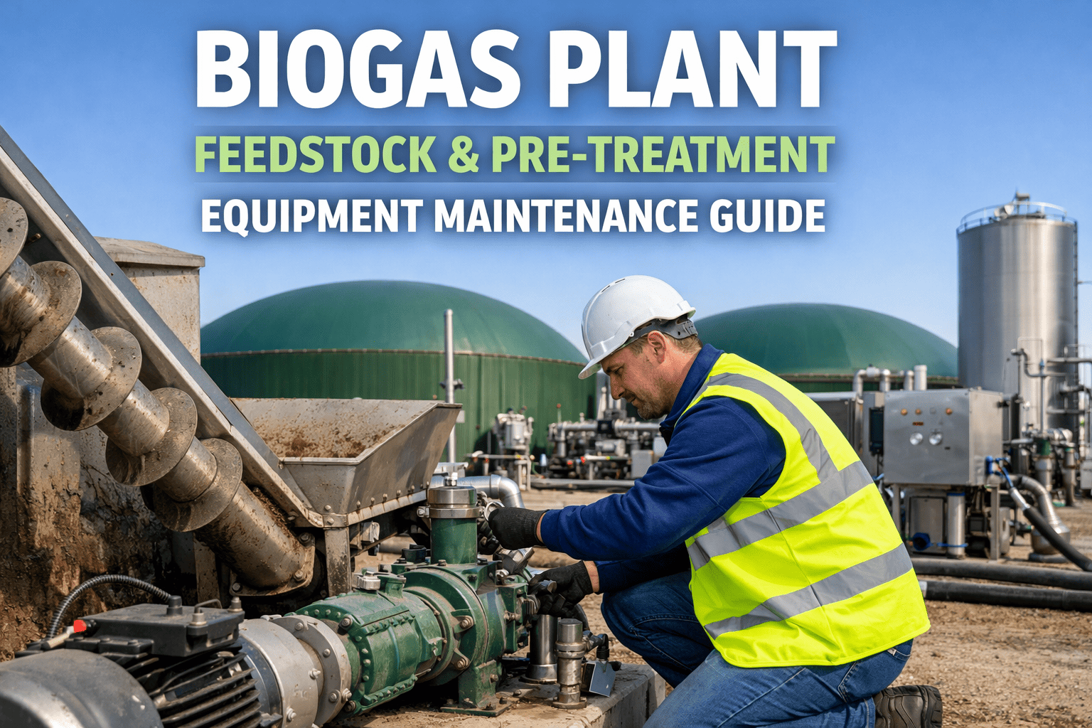 biogas-plant-feedstock-pre-treatment-equipment-maintenance