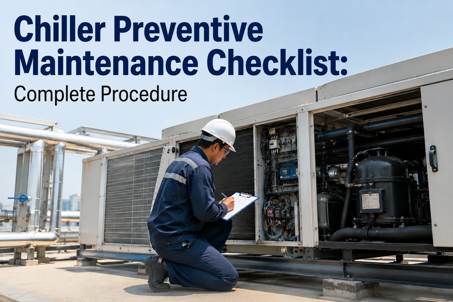 chiller-air-cooled-preventive-maintenance-checklist