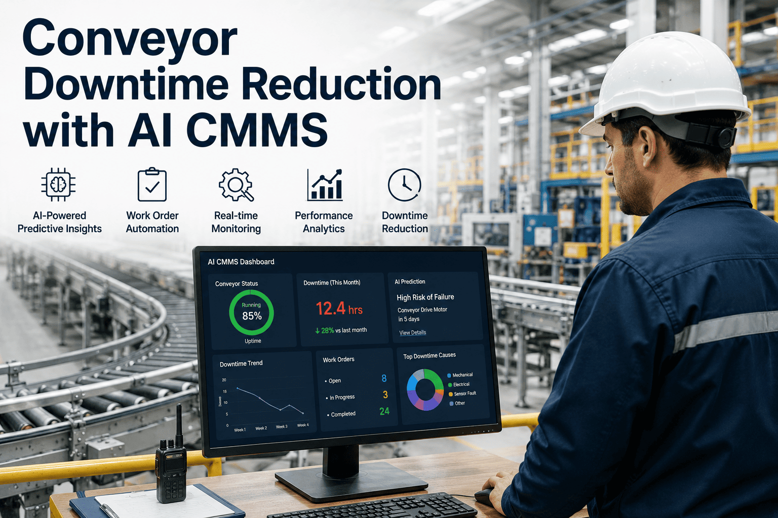 conveyor-downtime-reduction-with-ai-cmms