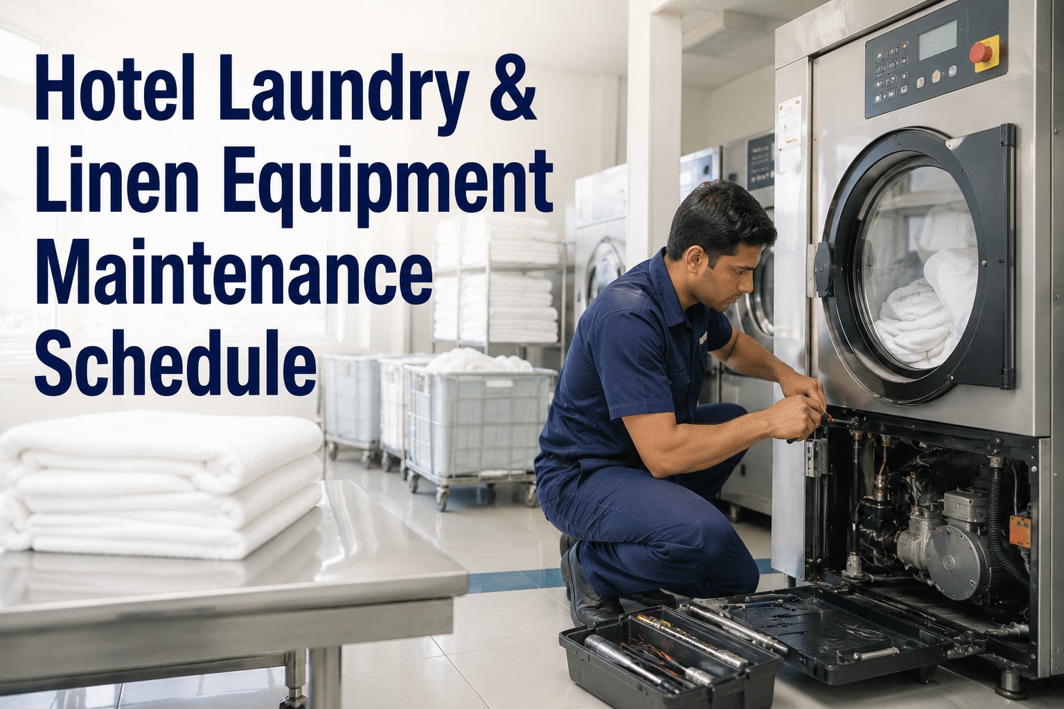 hotel-laundry-linen-equipment-maintenance-schedule