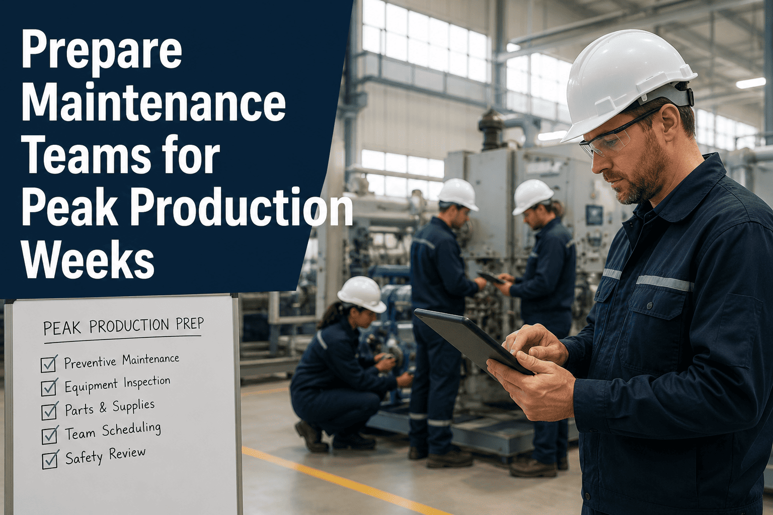 how-to-prepare-maintenance-teams-for-peak-production-weeks