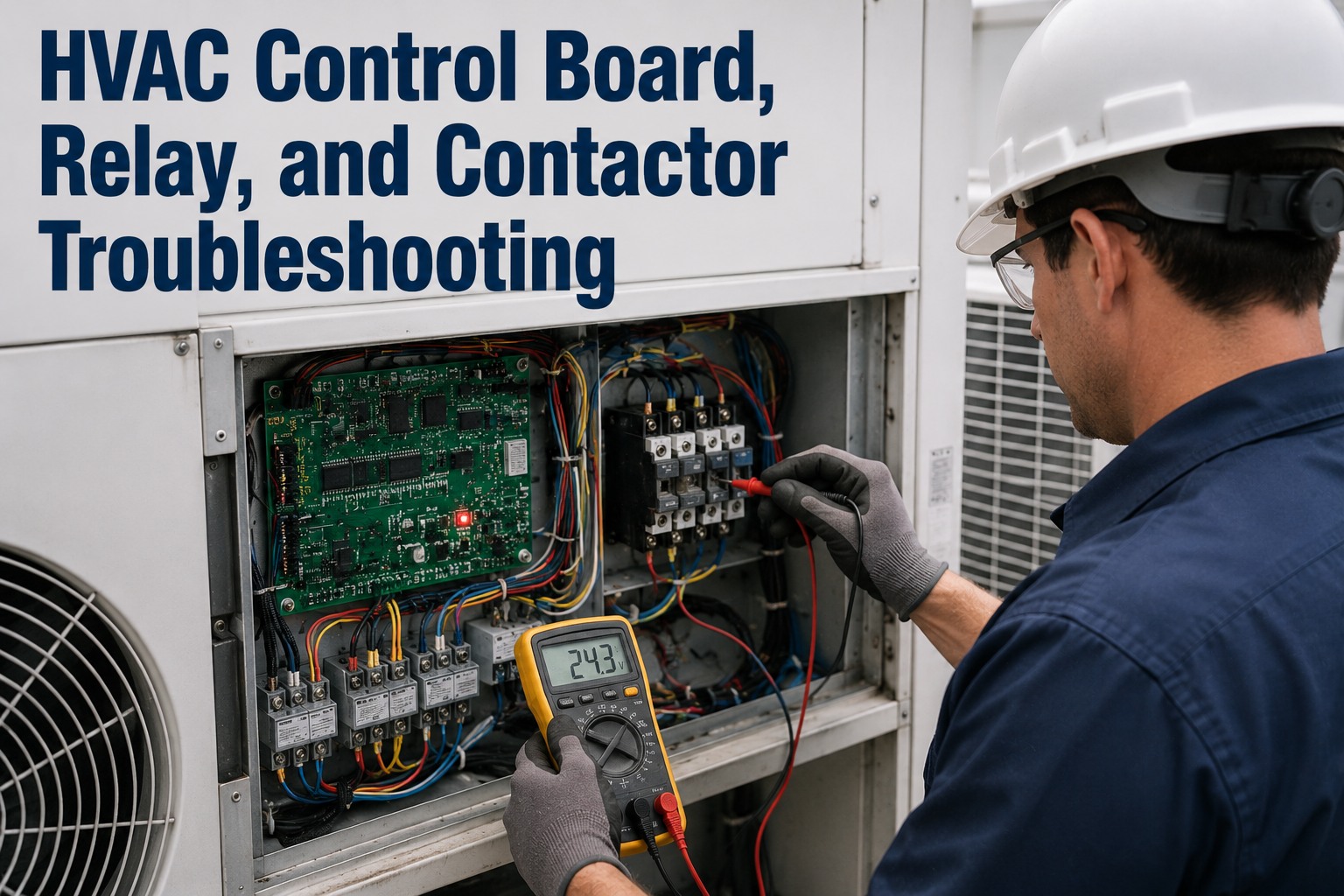 hvac-control-board-relay-contactor-troubleshooting