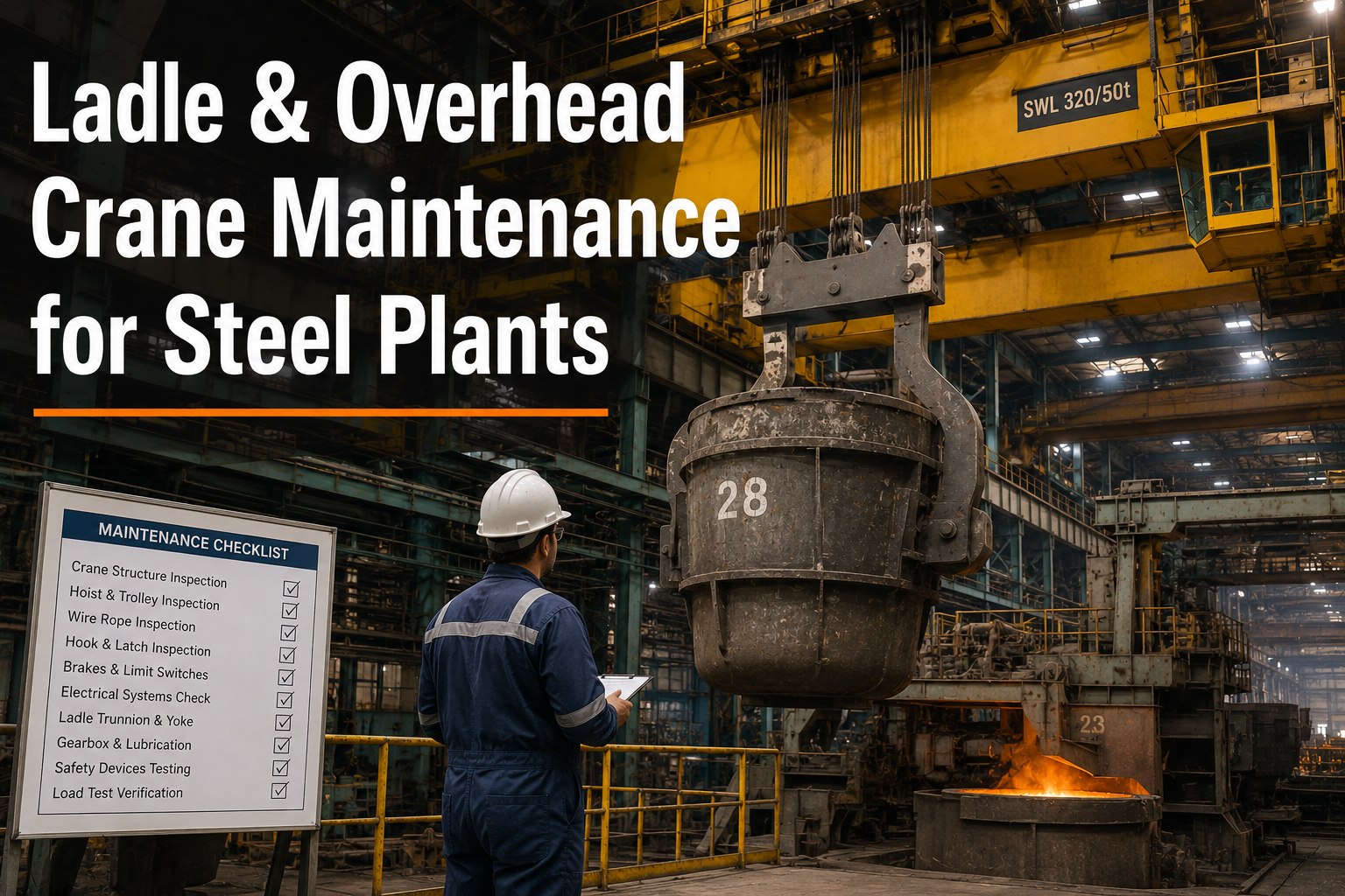 ladle-overhead-crane-maintenance-steel-plant-safety