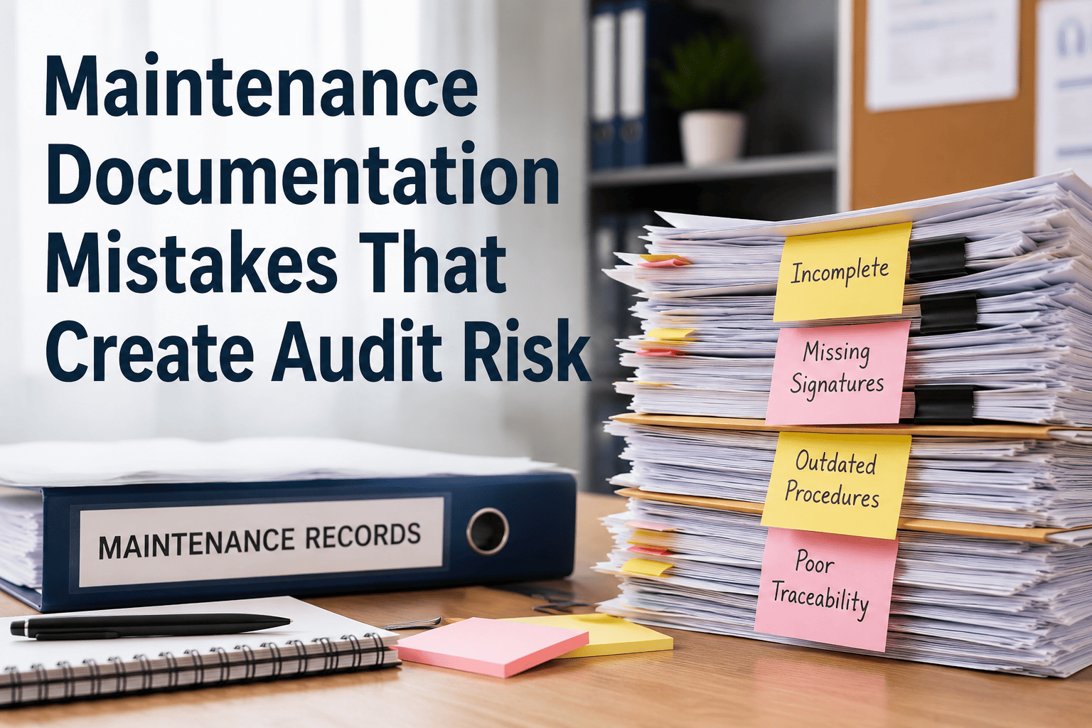 maintenance-documentation-mistakes-audit-risk