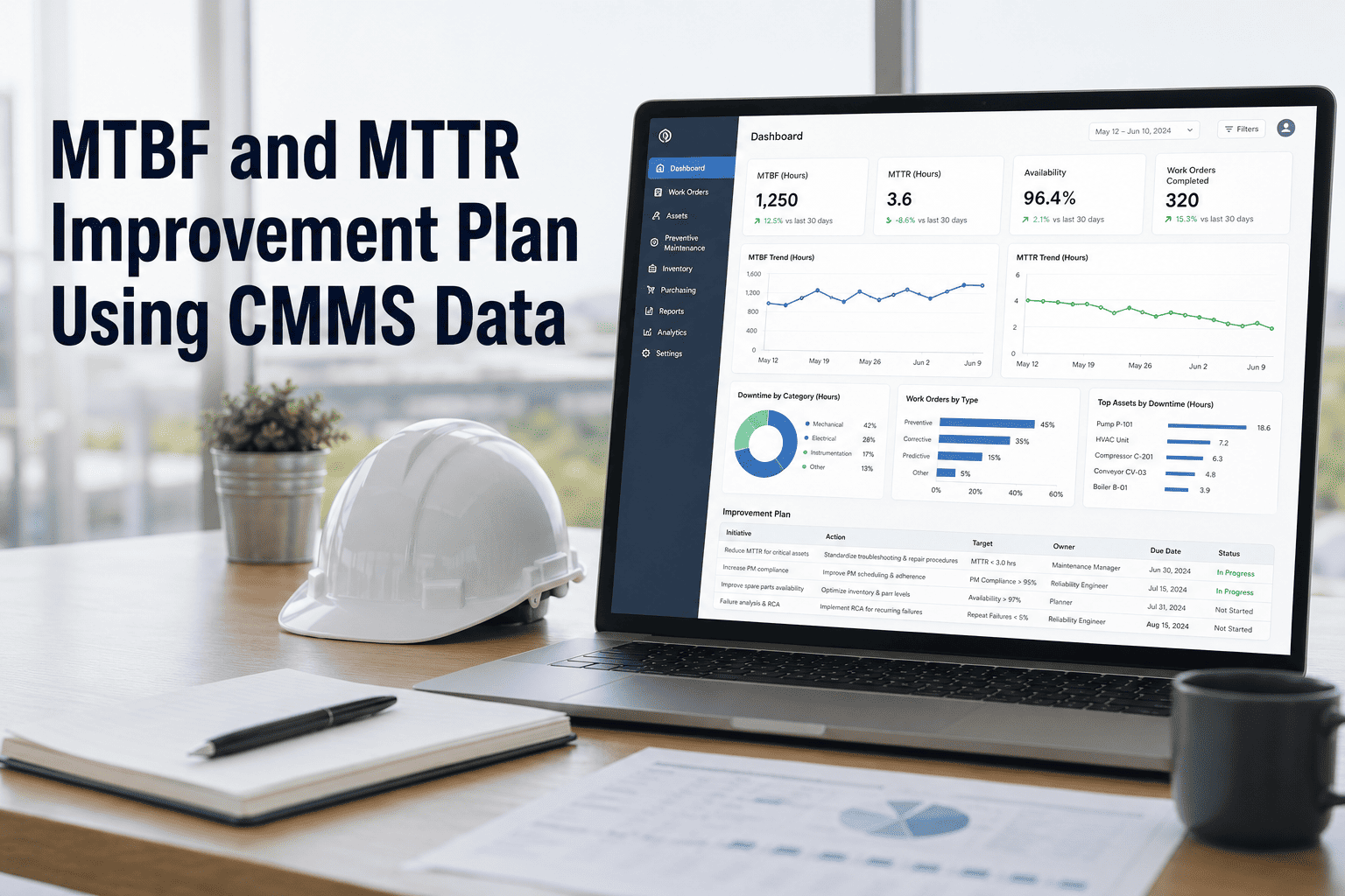 mtbf-mttr-improvement-plan-cmms-data