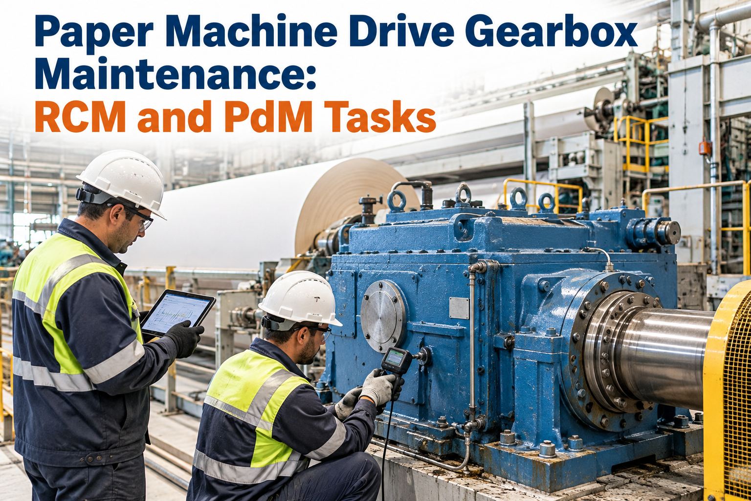 paper-machine-drive-gearbox-maintenance