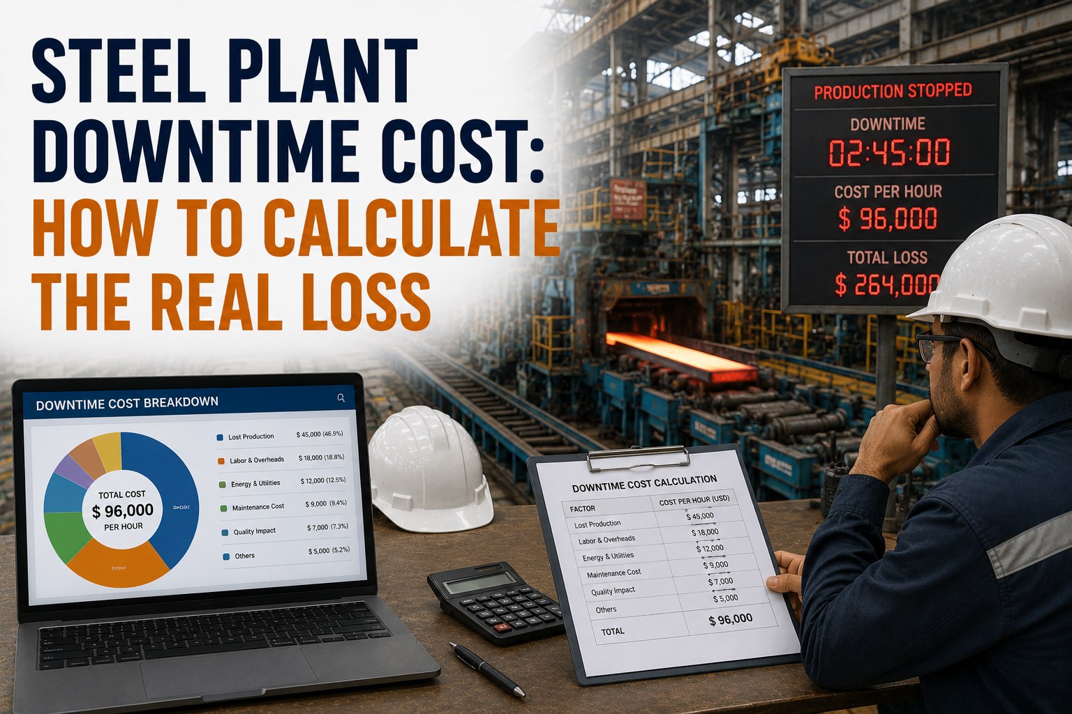steel-plant-downtime-cost-calculator
