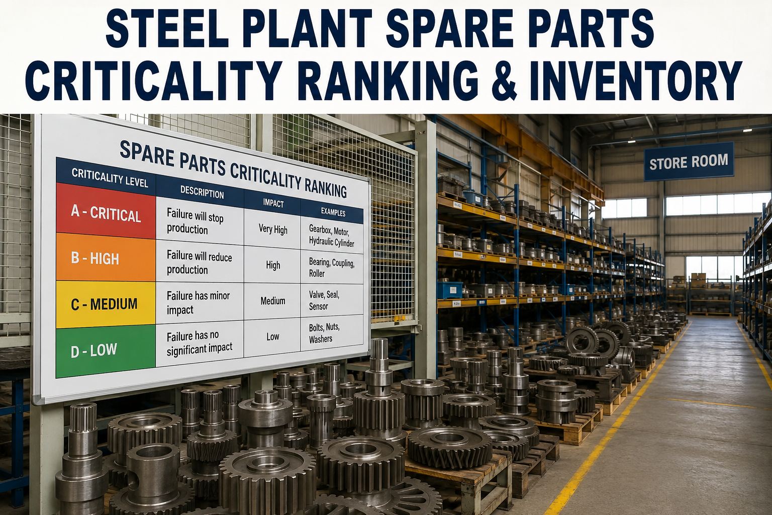 steel-plant-spare-parts-criticality-ranking-storeroom