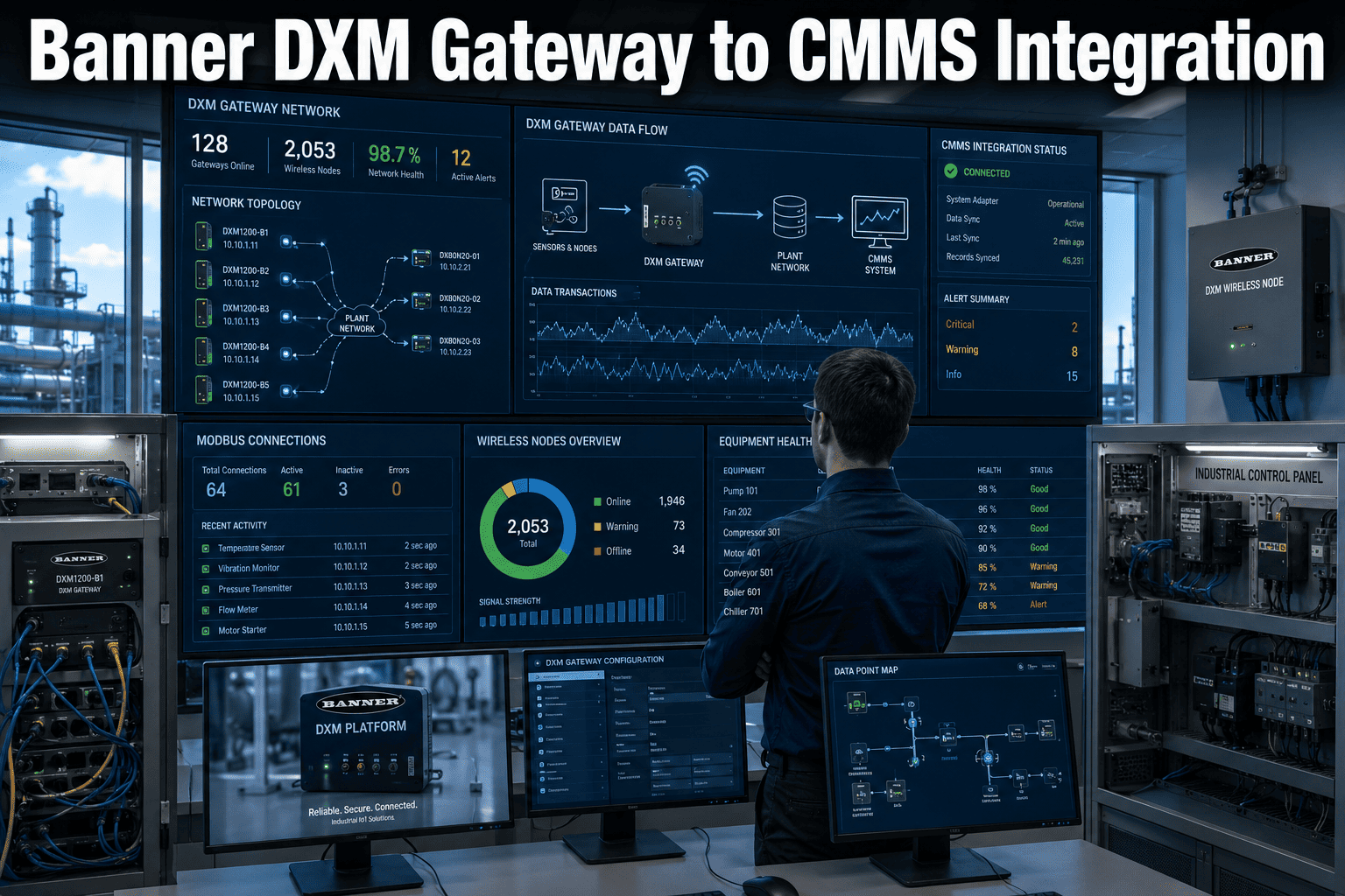 banner-dxm-gateway-cmms-integration-setup
