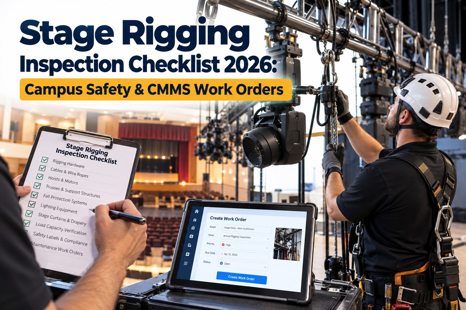 campus-stage-rigging-inspection-checklist-cmms-work-orders-2026