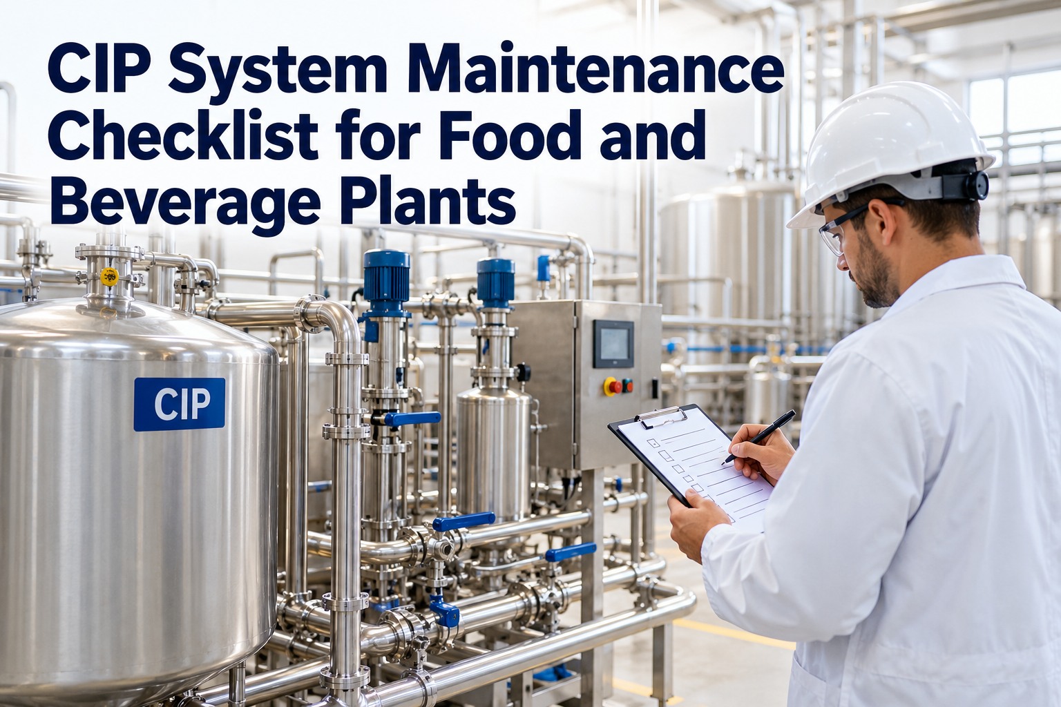 cip-system-maintenance-checklist-for-food-and-beverage-plants