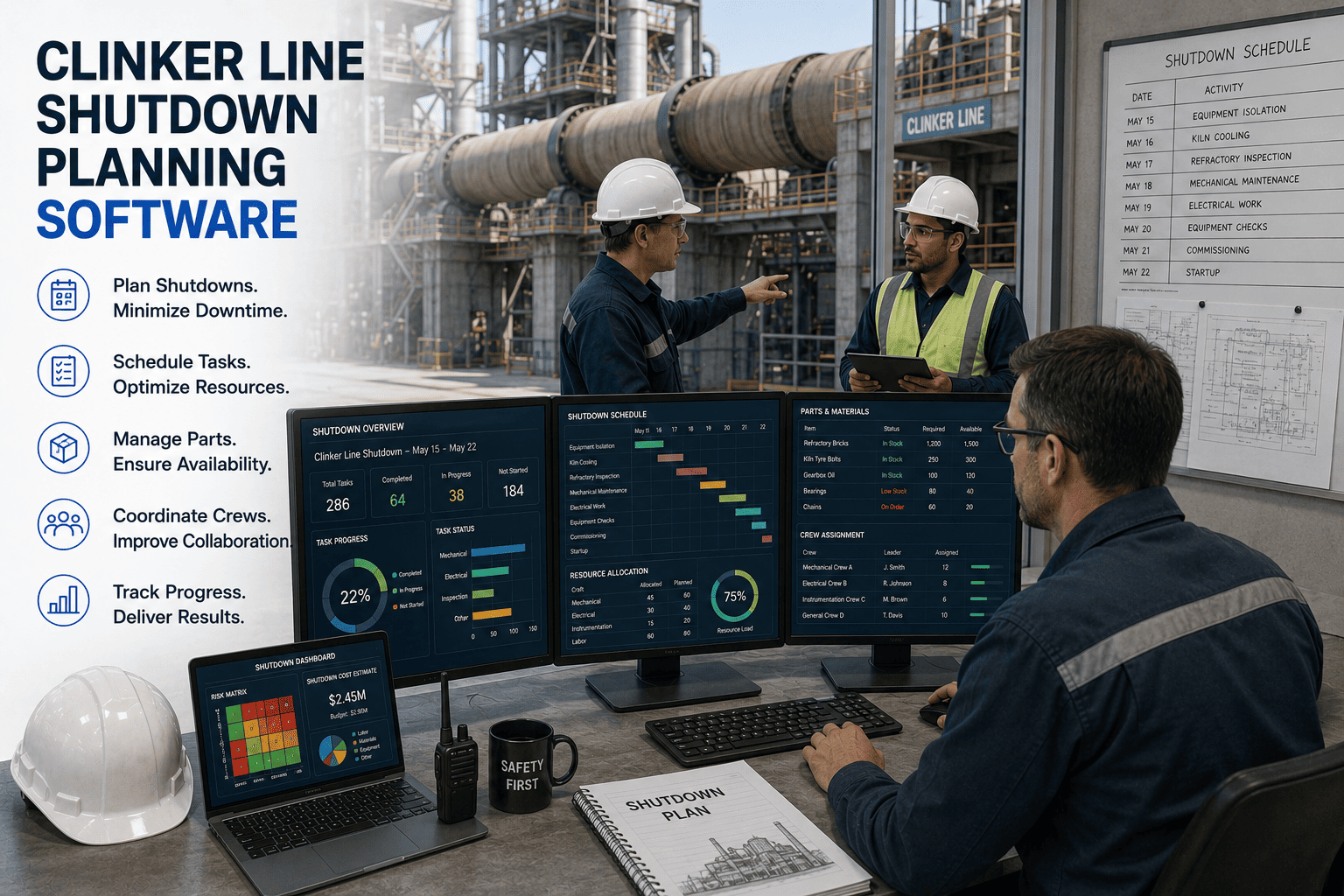 clinker-line-shutdowns-planning