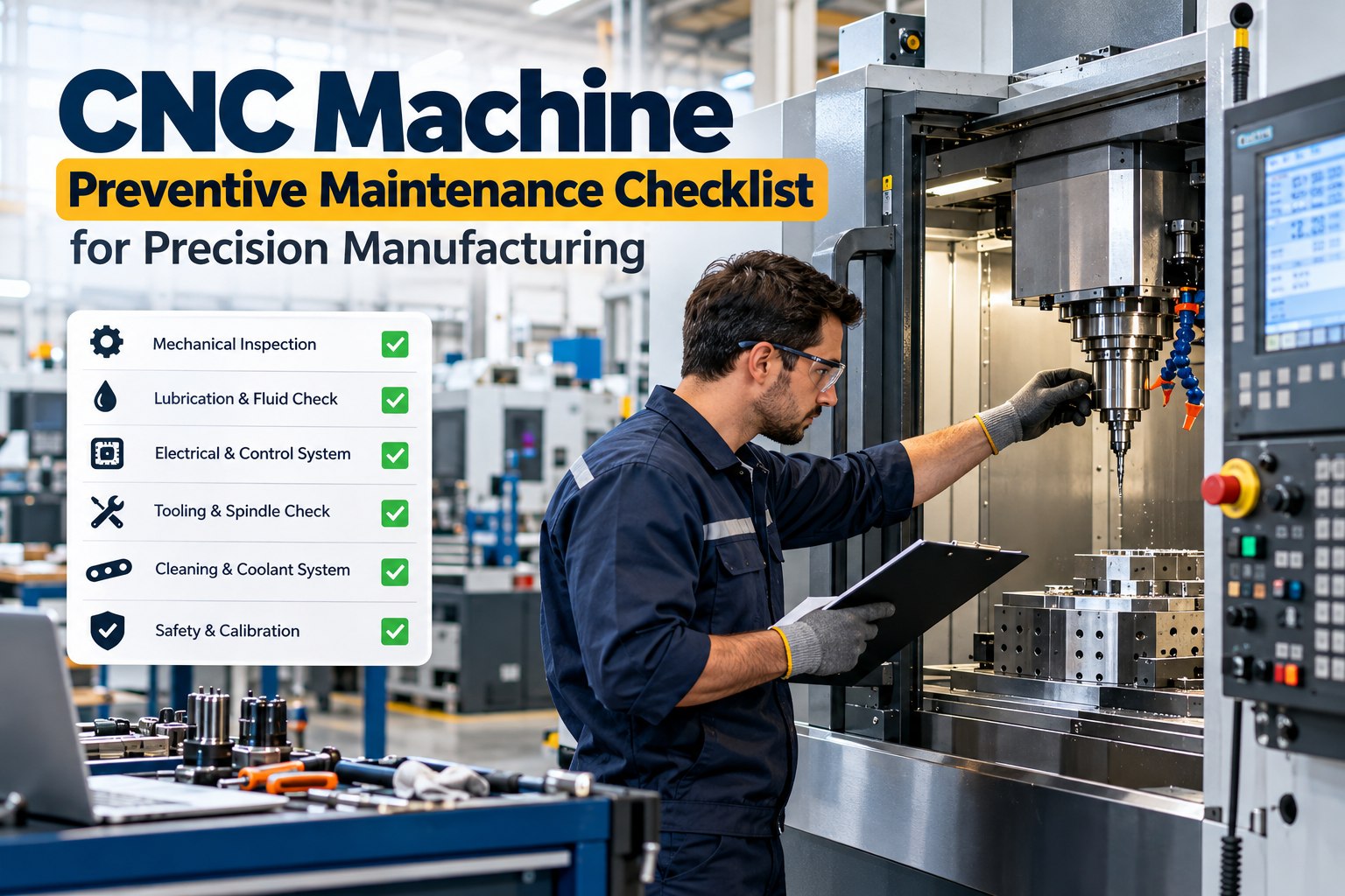 cnc-machine-preventive-maintenance-checklist-for-precision-manufacturing