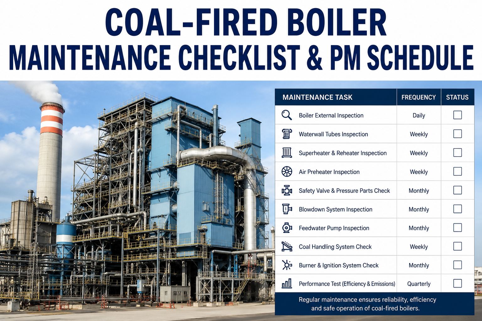coal-fired-boiler-maintenance-checklist-pm-schedule