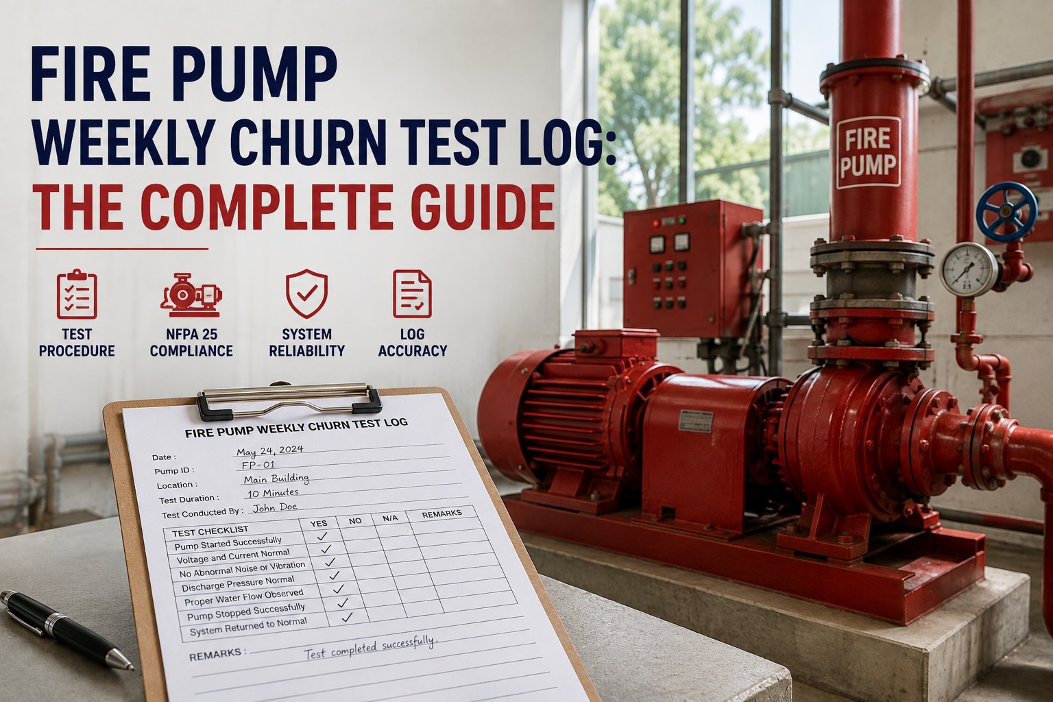 fire-pump-weekly-churn-test-log-complete-guide