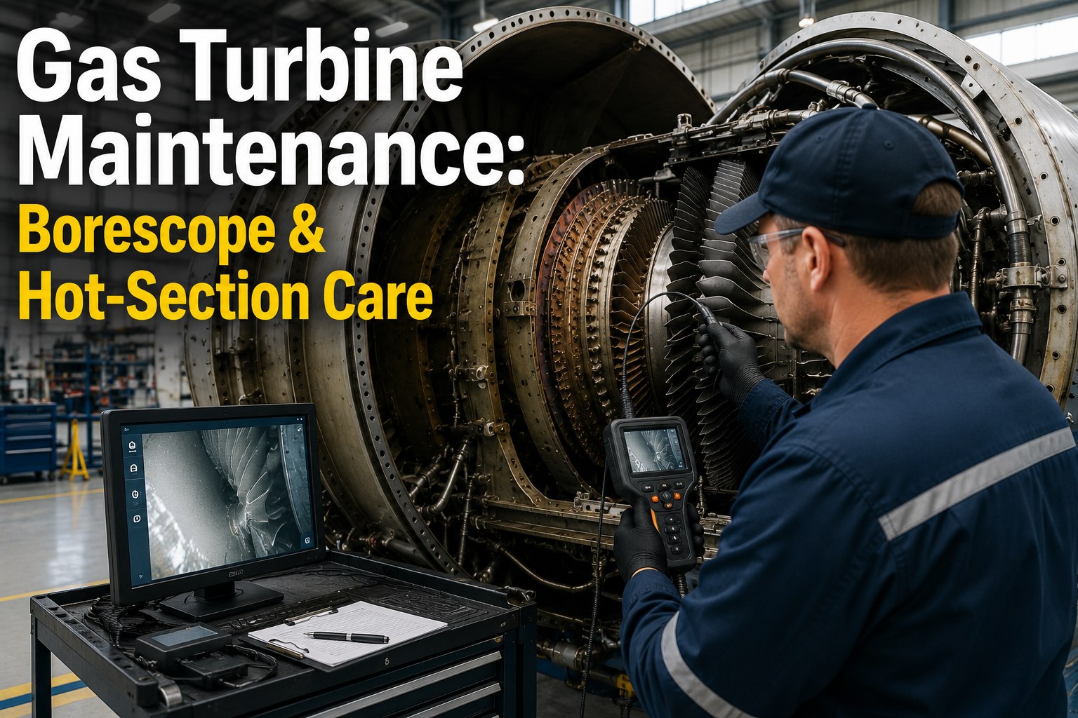 gas-turbine-maintenance-borescope-hot-section