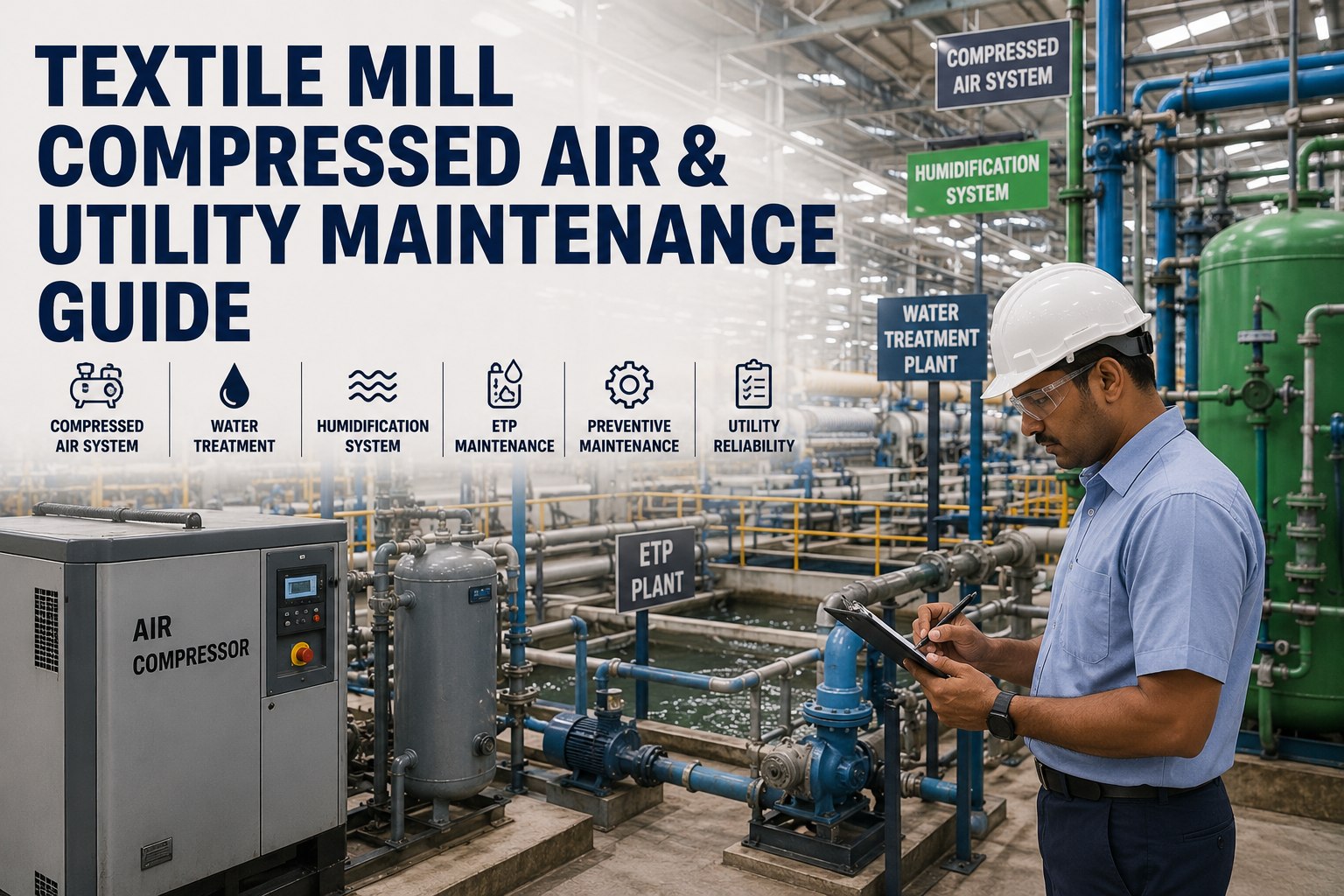 textile-mill-compressed-air-water-utility-maintenance