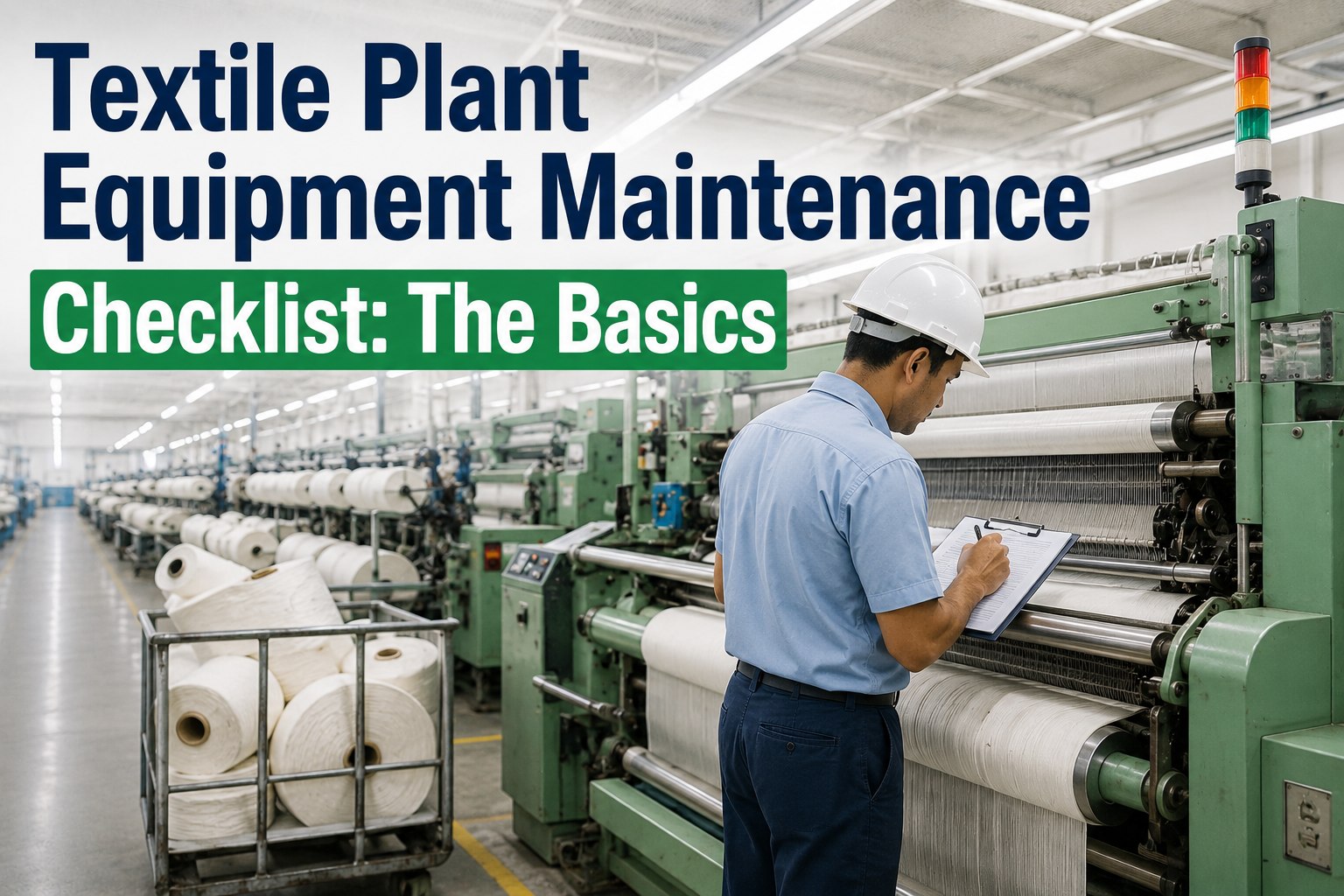 textile-plant-equipment-maintenance-checklist-guide