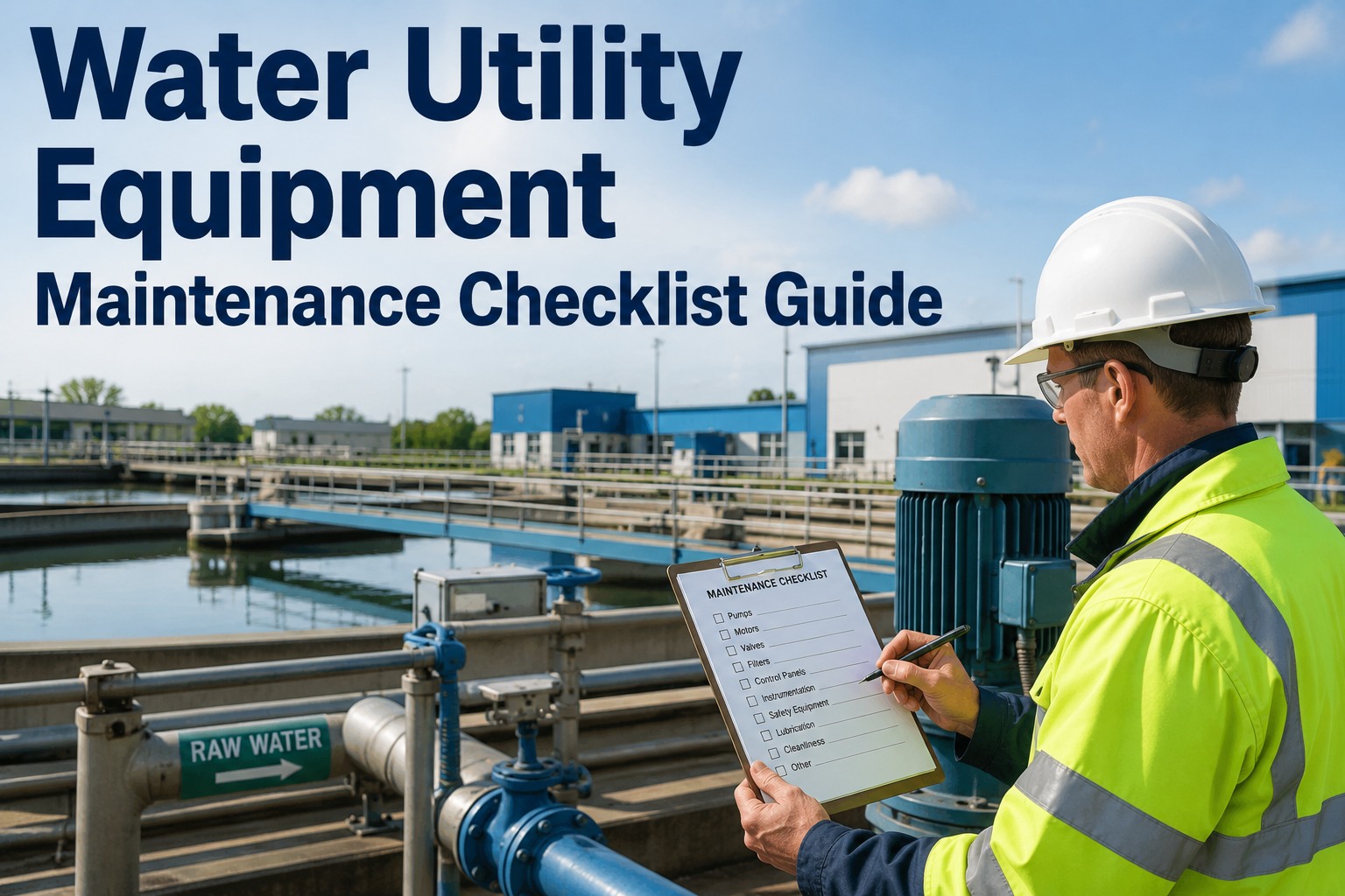water-utility-equipment-maintenance-checklist