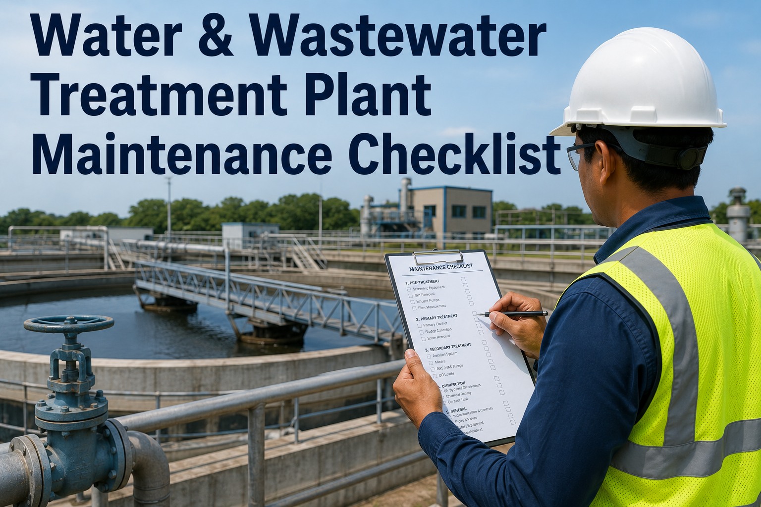 water-wastewater-treatment-plant-maintenance-checklist
