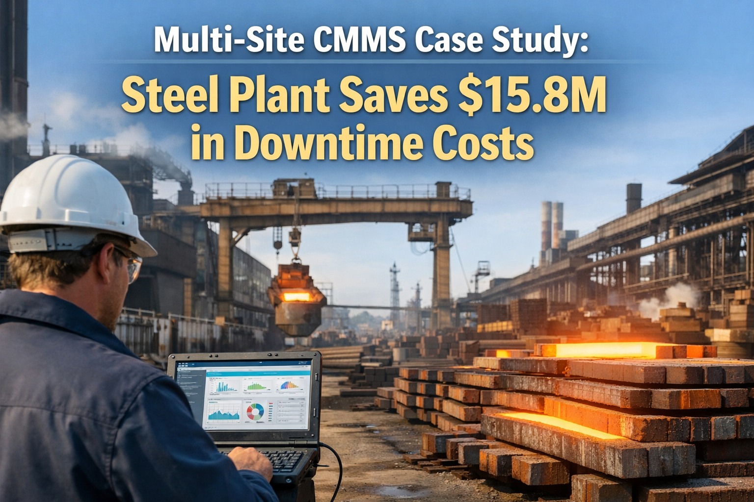 multi-site-cmms-case-study-steel-plant-downtime-savings