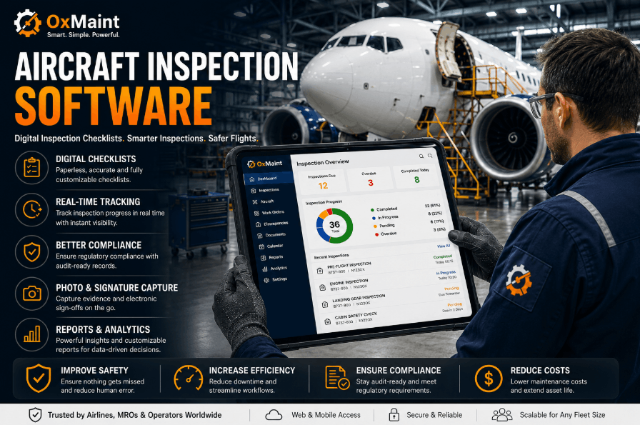 aircraft-inspection-software--digital-inspection-checklists--oxmaint