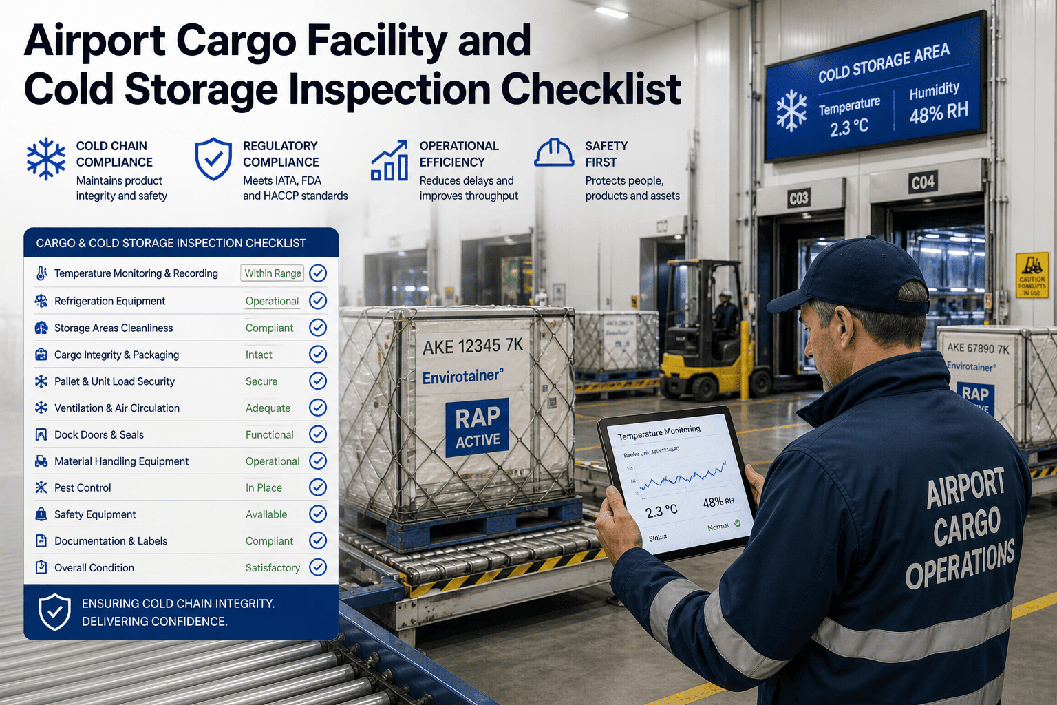 airport-cargo-facility-cold-storage-inspection-checklist