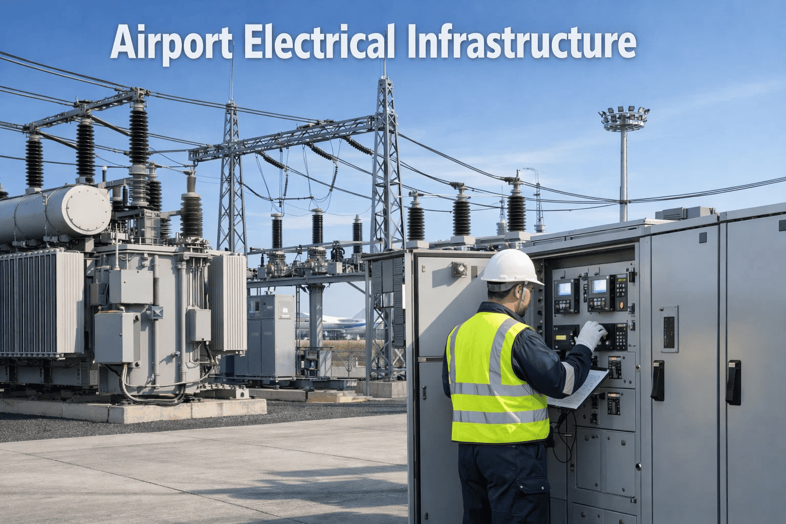 airport-electrical-infrastructure-high-voltage-substations