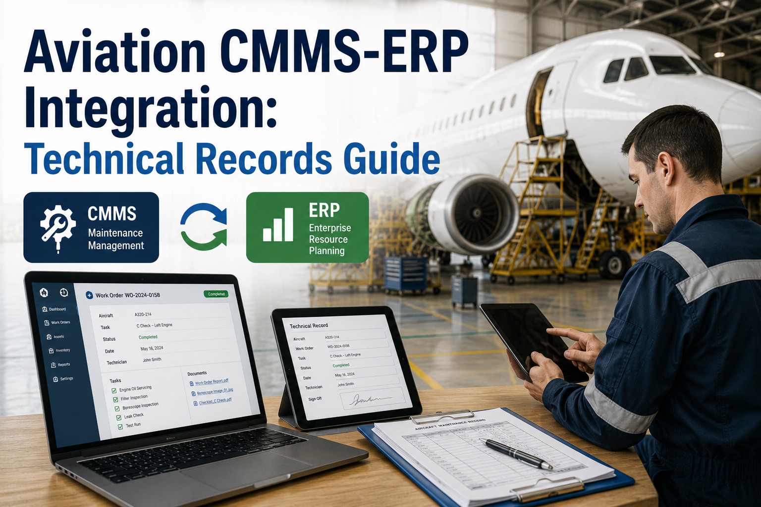 aviation-cmms-erp-integration-technical-records-guide