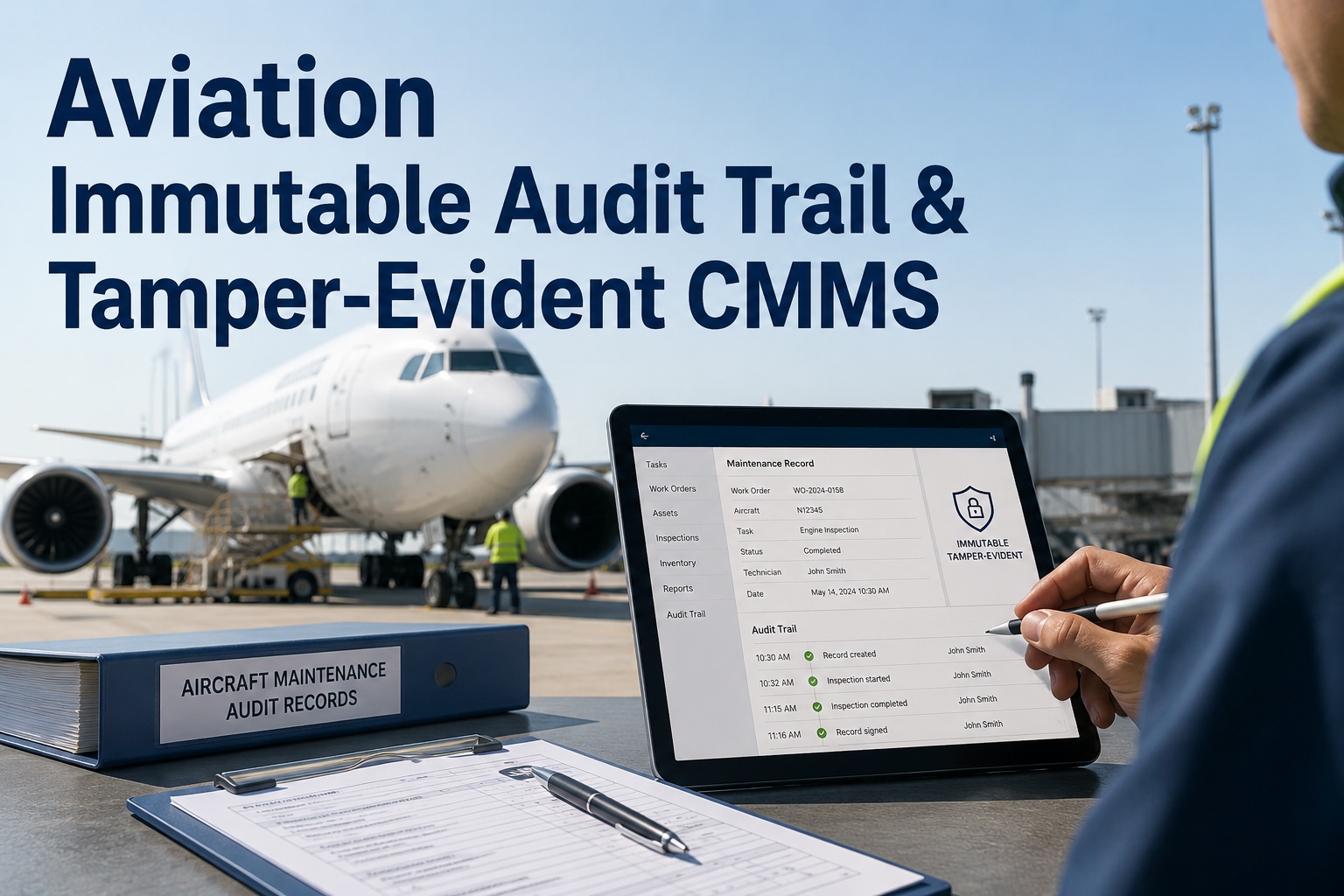 aviation-immutable-audit-trail-tamper-evident-cmms