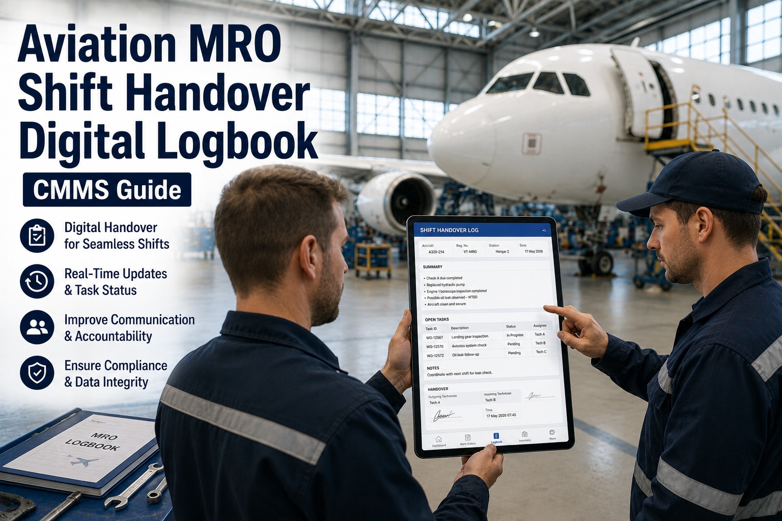 aviation-mro-shift-handover-digital-logbook-cmms-guide