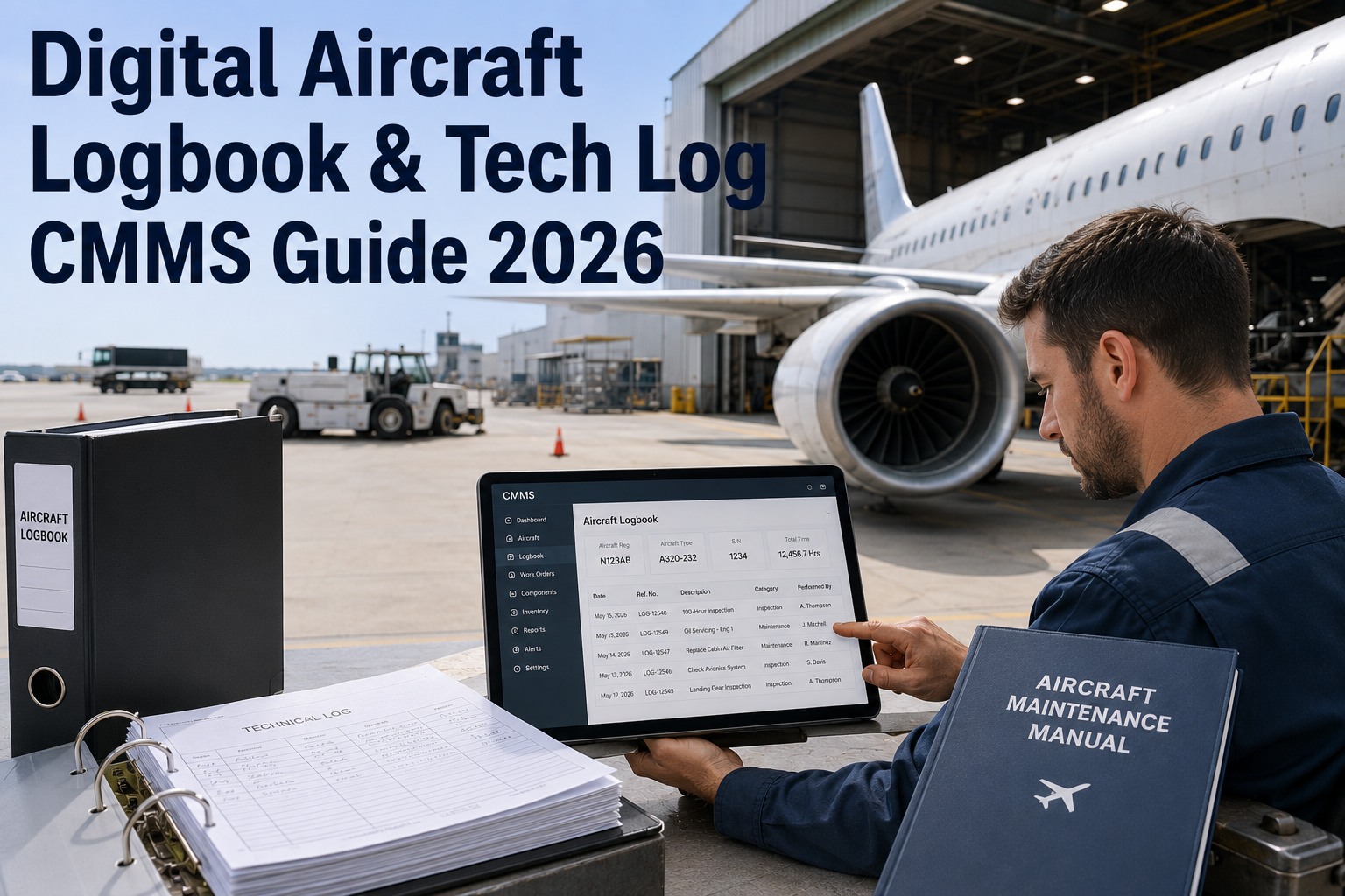 digital-aircraft-logbook-tech-log-cmms-guide-2026
