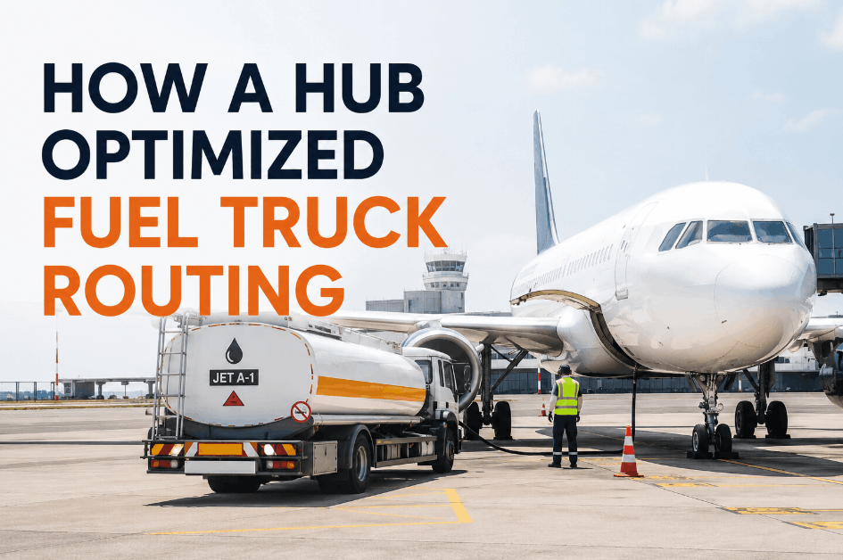how-a-hub-optimized-fuel-truck-routing
