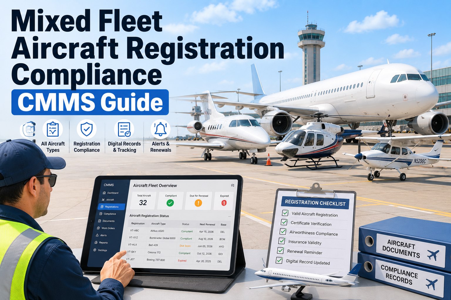 mixed-fleet-aircraft-registration-compliance-cmms-guide