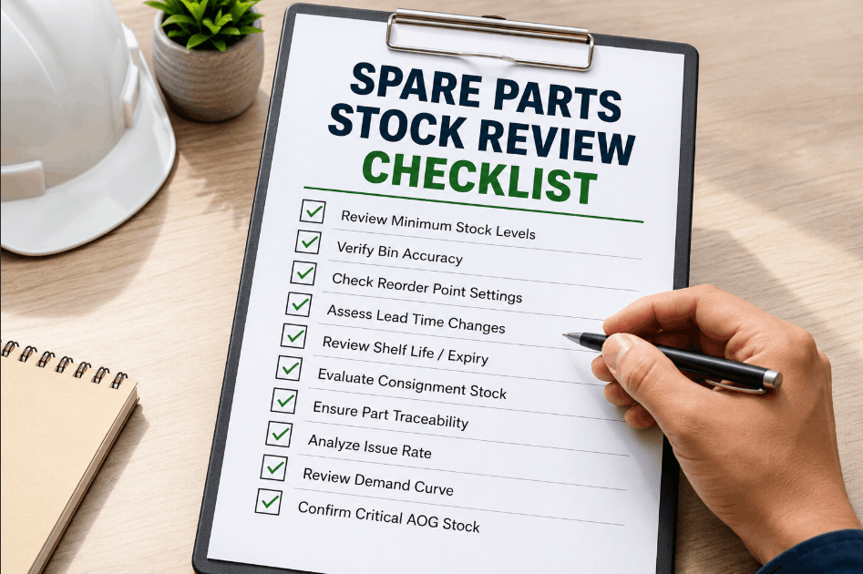 spare-parts-stock-review-checklist