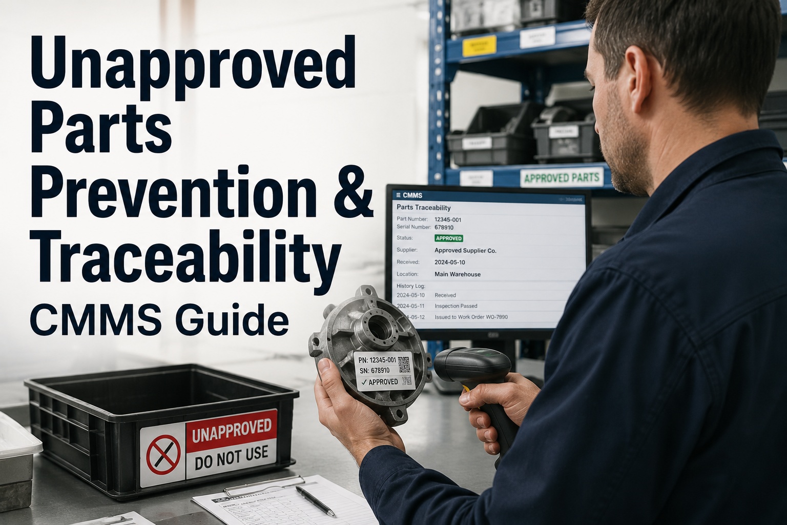 unapproved-parts-prevention-traceability-cmms-guide