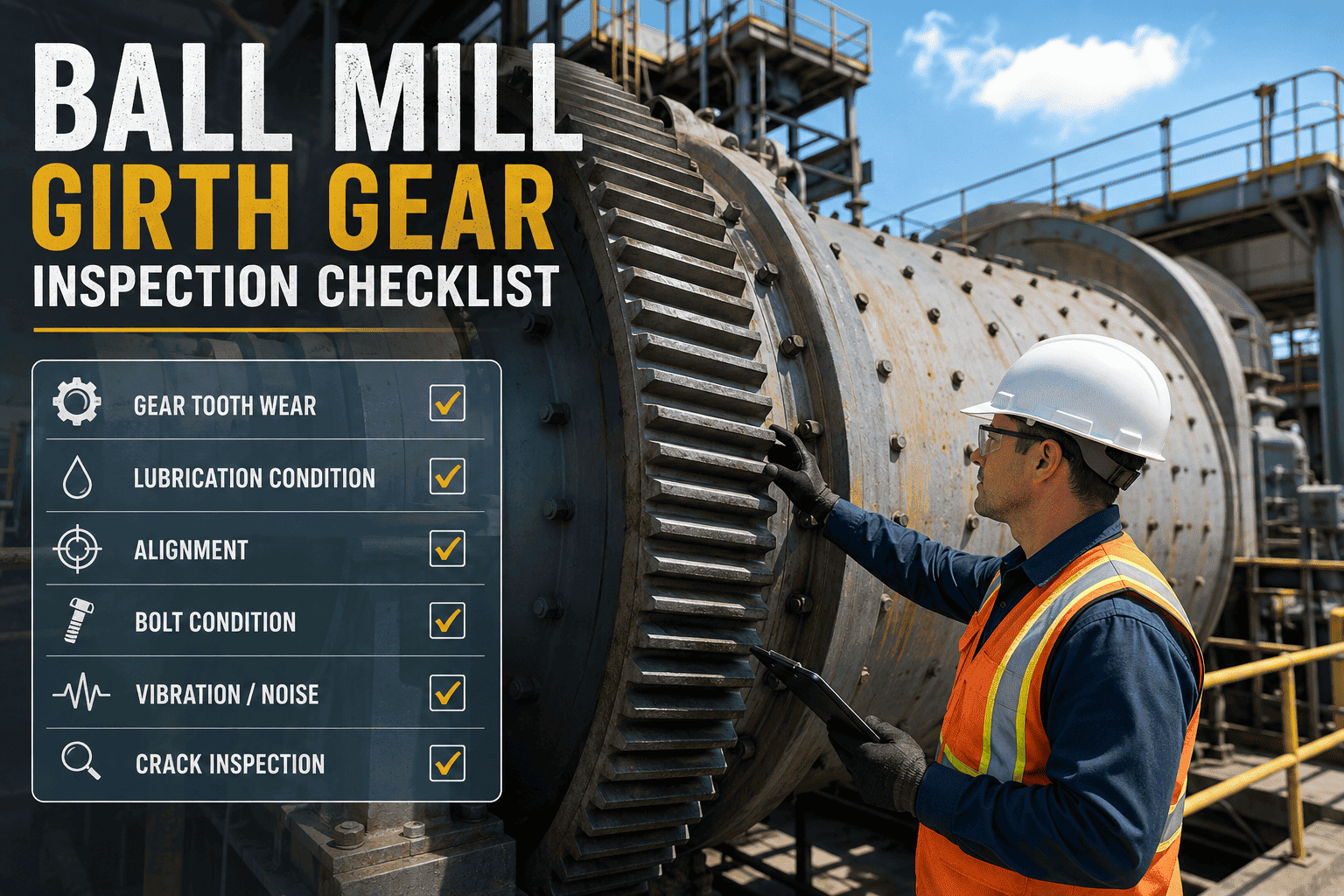 ball-mill-girth-gear-inspection-checklist