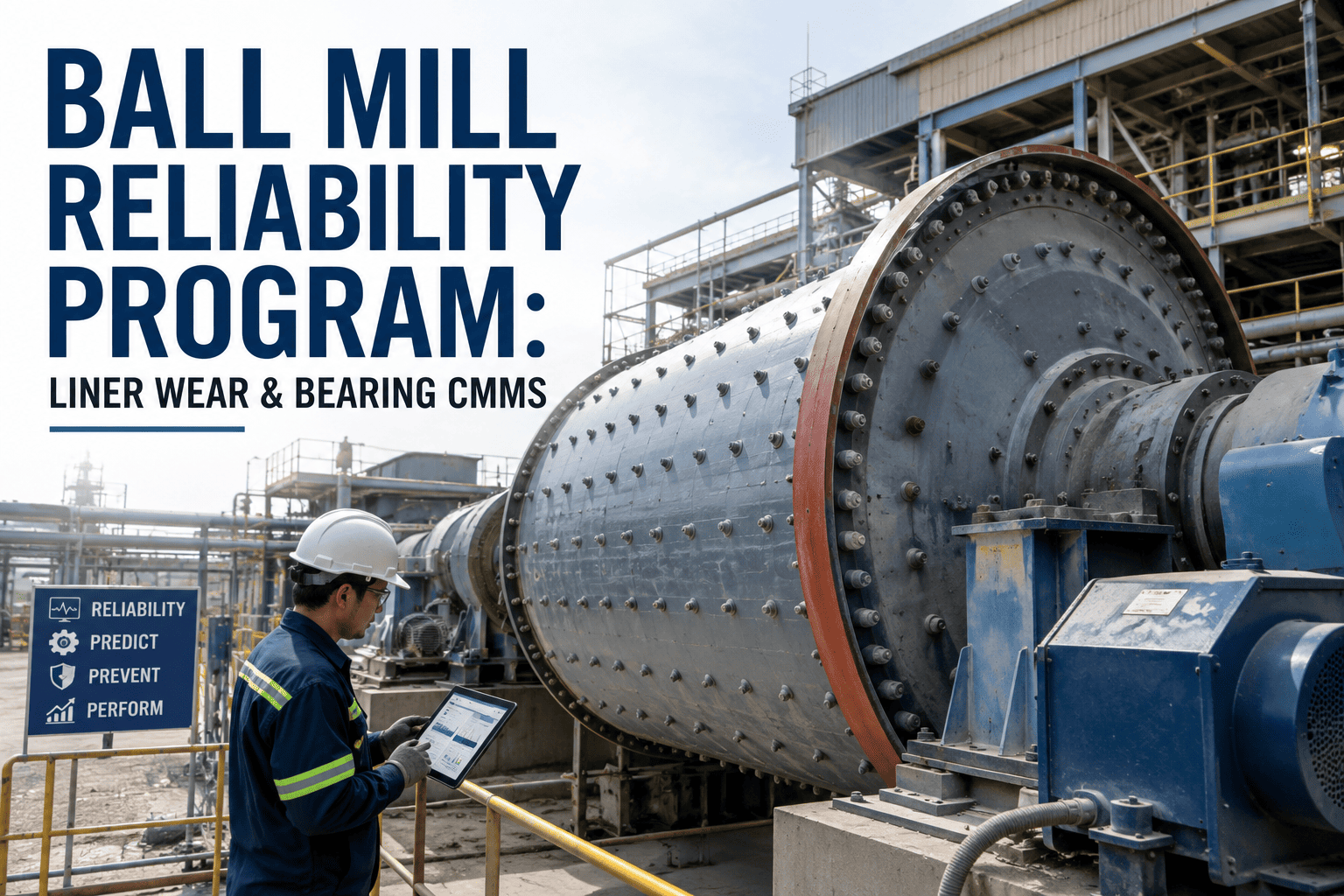 ball-mill-reliability-program-liner-wear-bearing-cmms