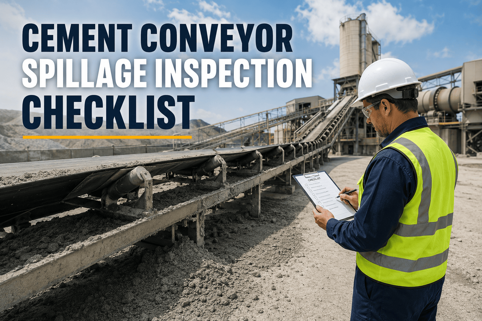 cement-conveyor-spillage-inspection-checklist
