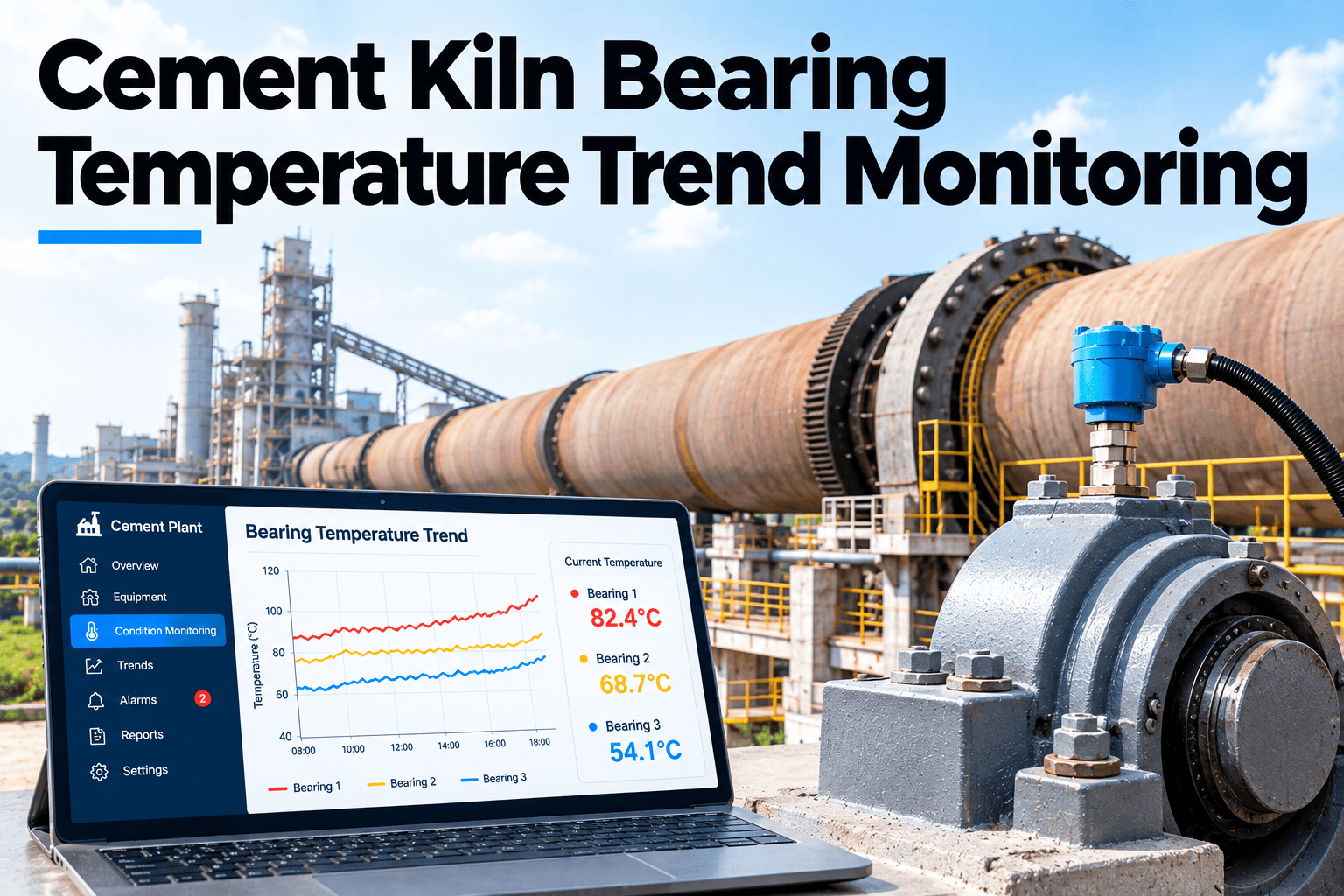 cement-kiln-bearing-temperature-trend-monitoring