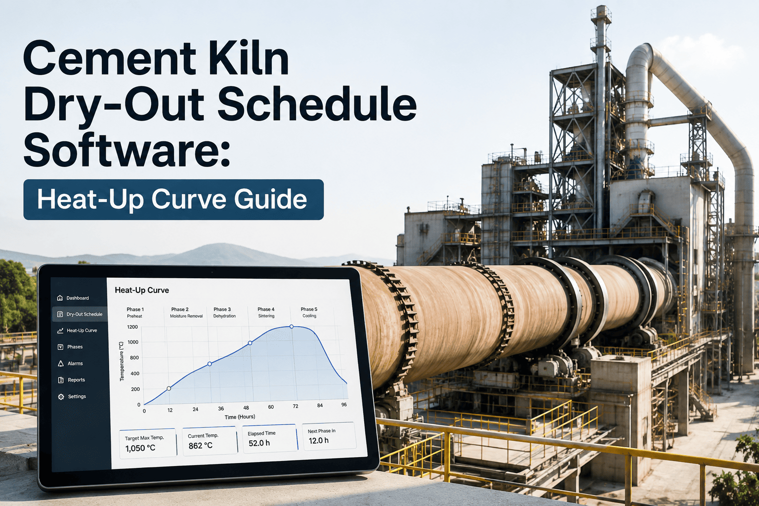 cement-kiln-dry-out-schedule-software-heat-up-curve-guide
