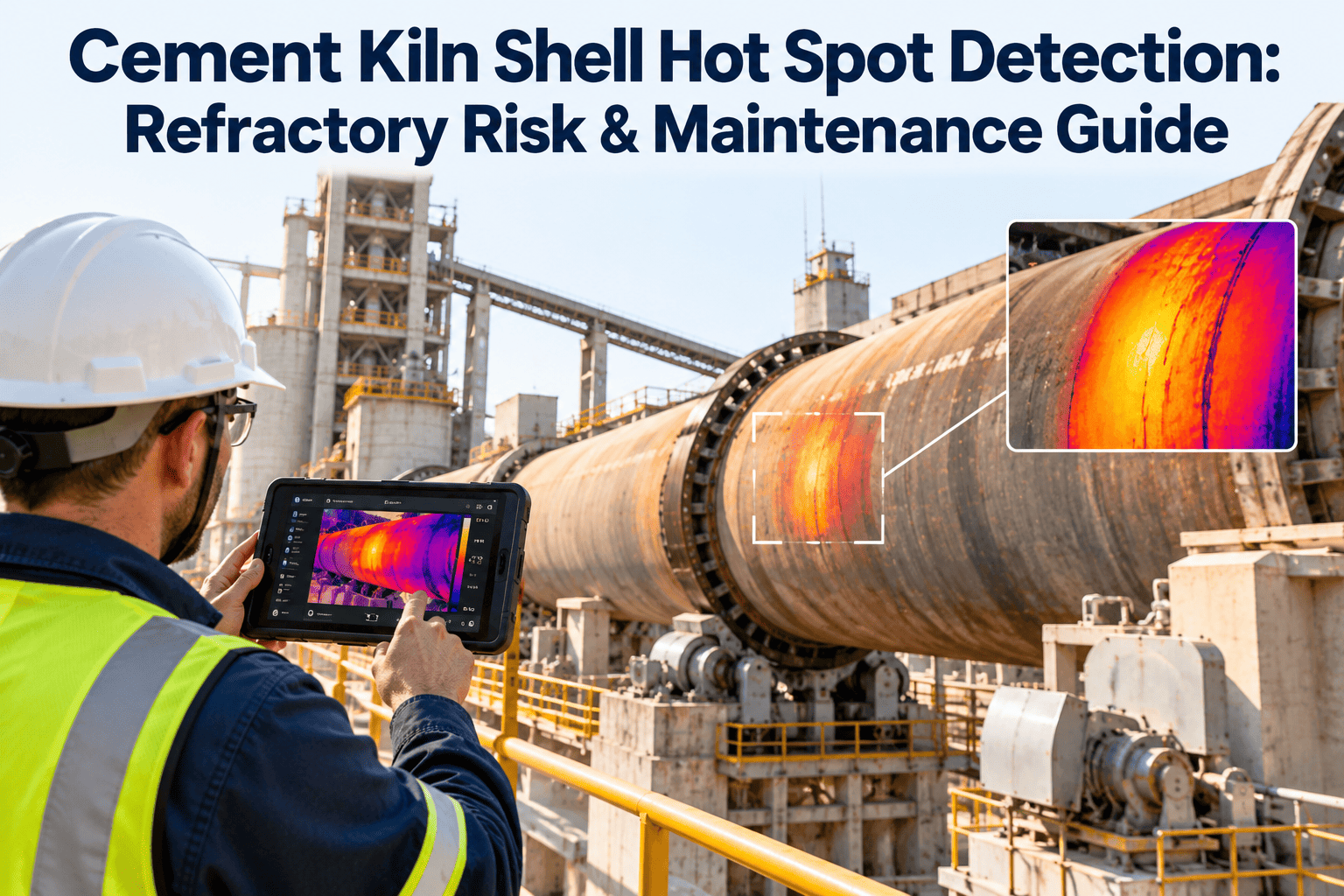 cement-kiln-shell-hot-spot-detection-refractory-risk-maintenance-guide