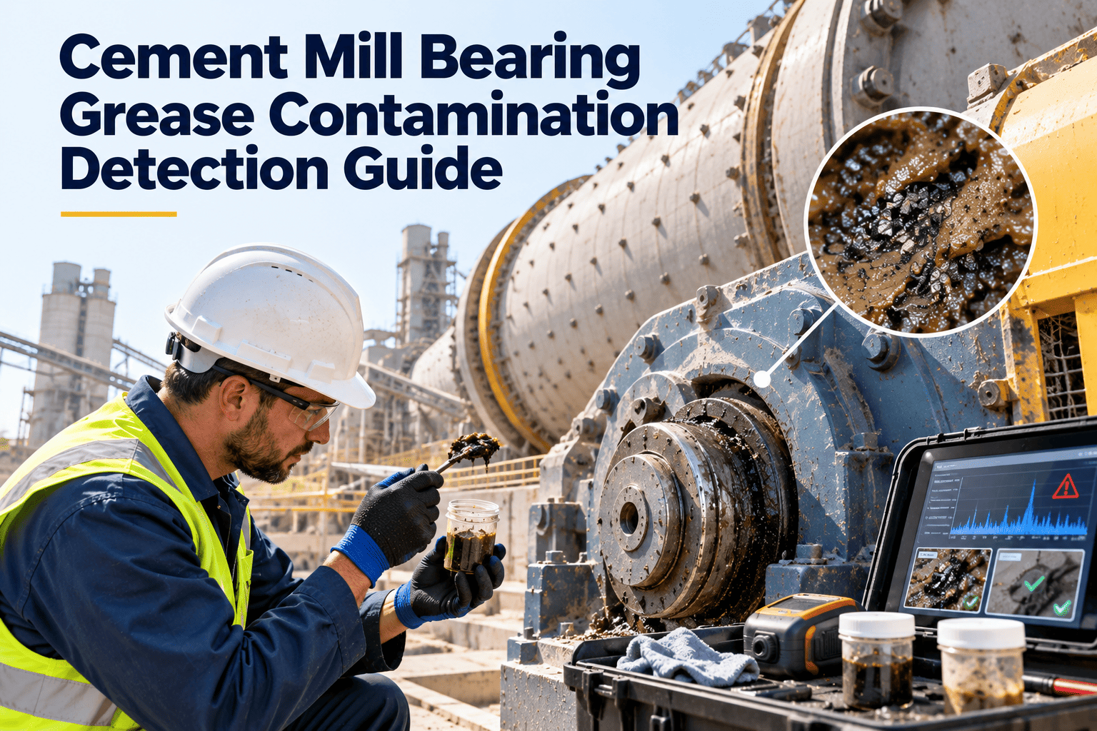 cement-mill-bearing-grease-contamination-detection-guide