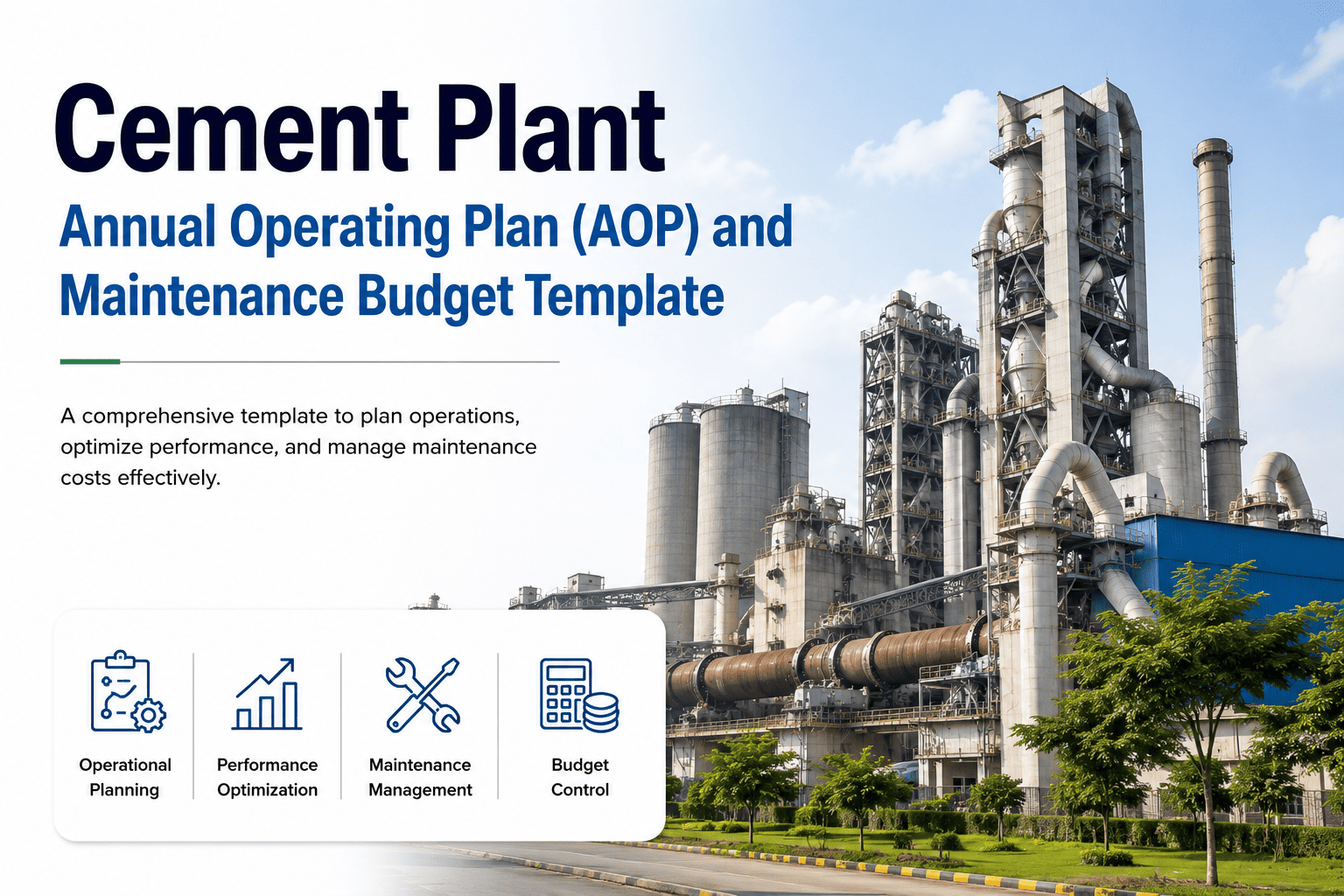 cement-plant-annual-operating-plan-aop-maintenance-budget-template