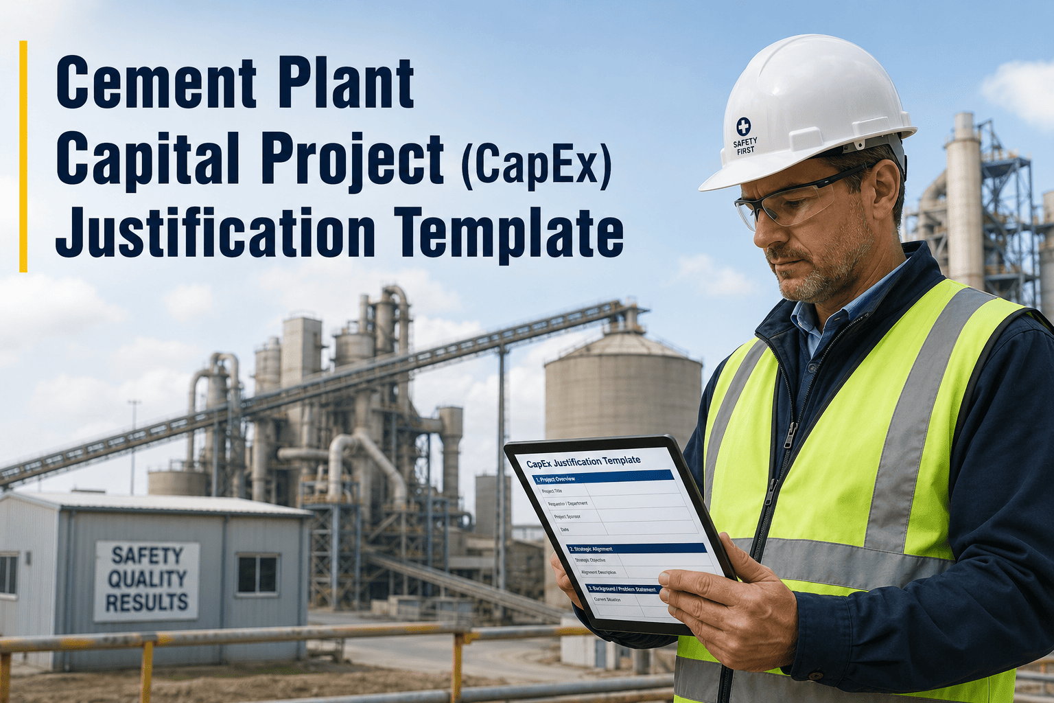 cement-plant-capital-project-capex-justification-template