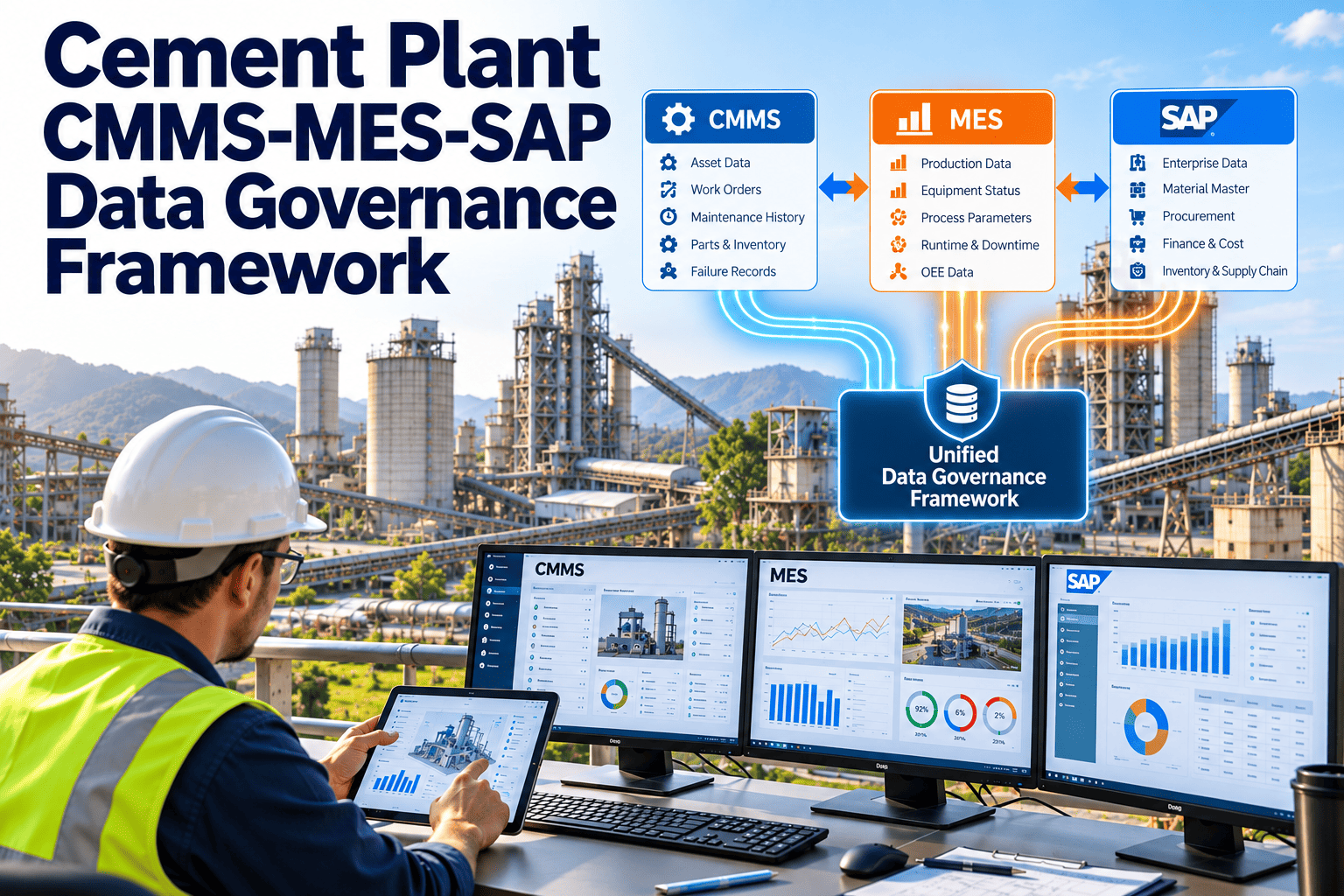 cement-plant-cmms-mes-sap-data-governance-framework