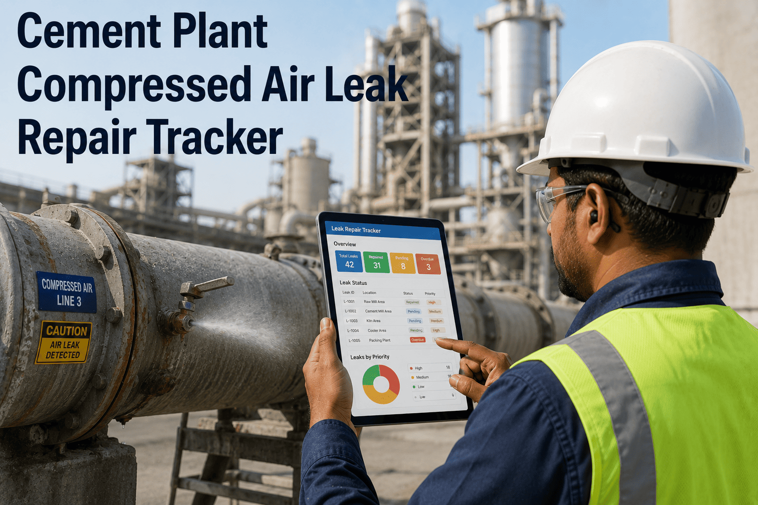 cement-plant-compressed-air-leak-repair-tracker