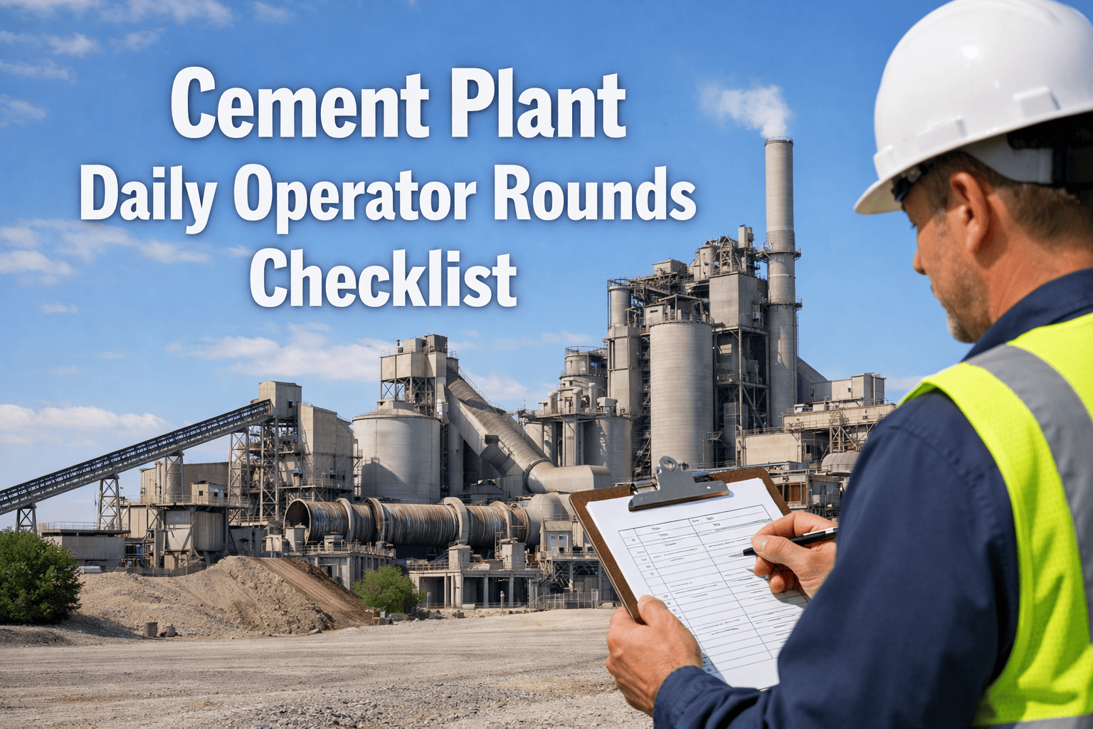 cement-plant-daily-operator-rounds-checklist